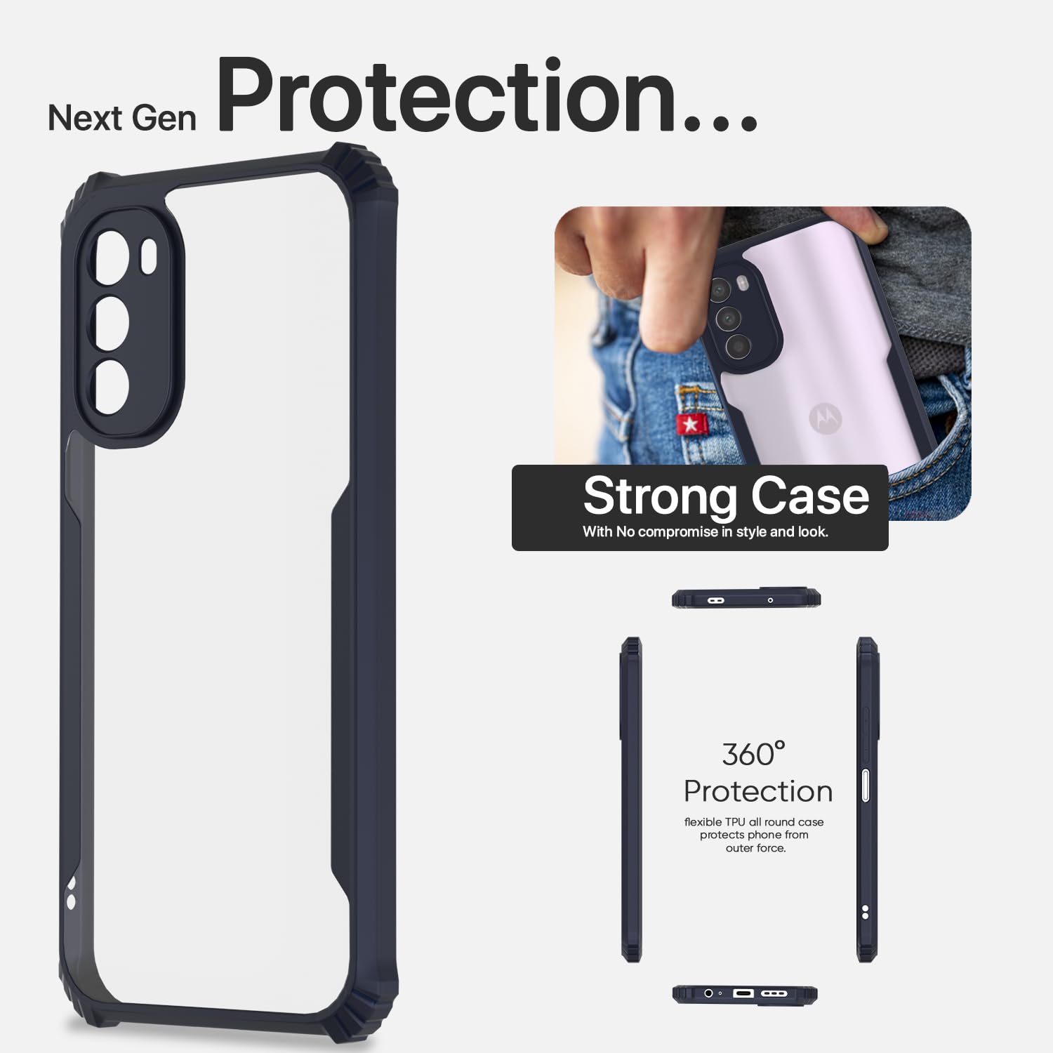 Pikkme Moto G52/G82 5G blue phone cover – photo 7
