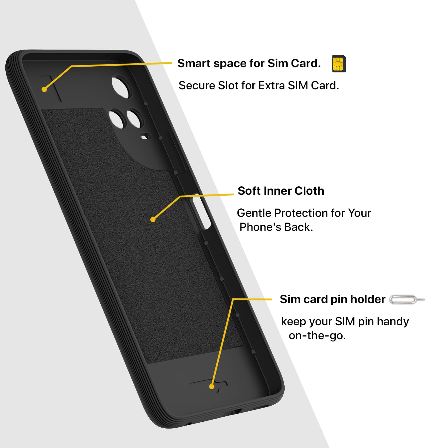 Pikkme Vivo Y21 2021 / Y33s Gencase Back Cover (Grey)