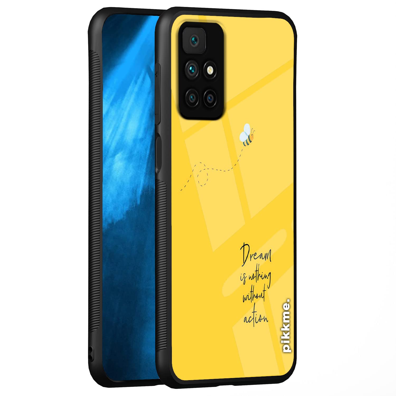 Pikkme Redmi 10 Prime Hybrid mobile back cover