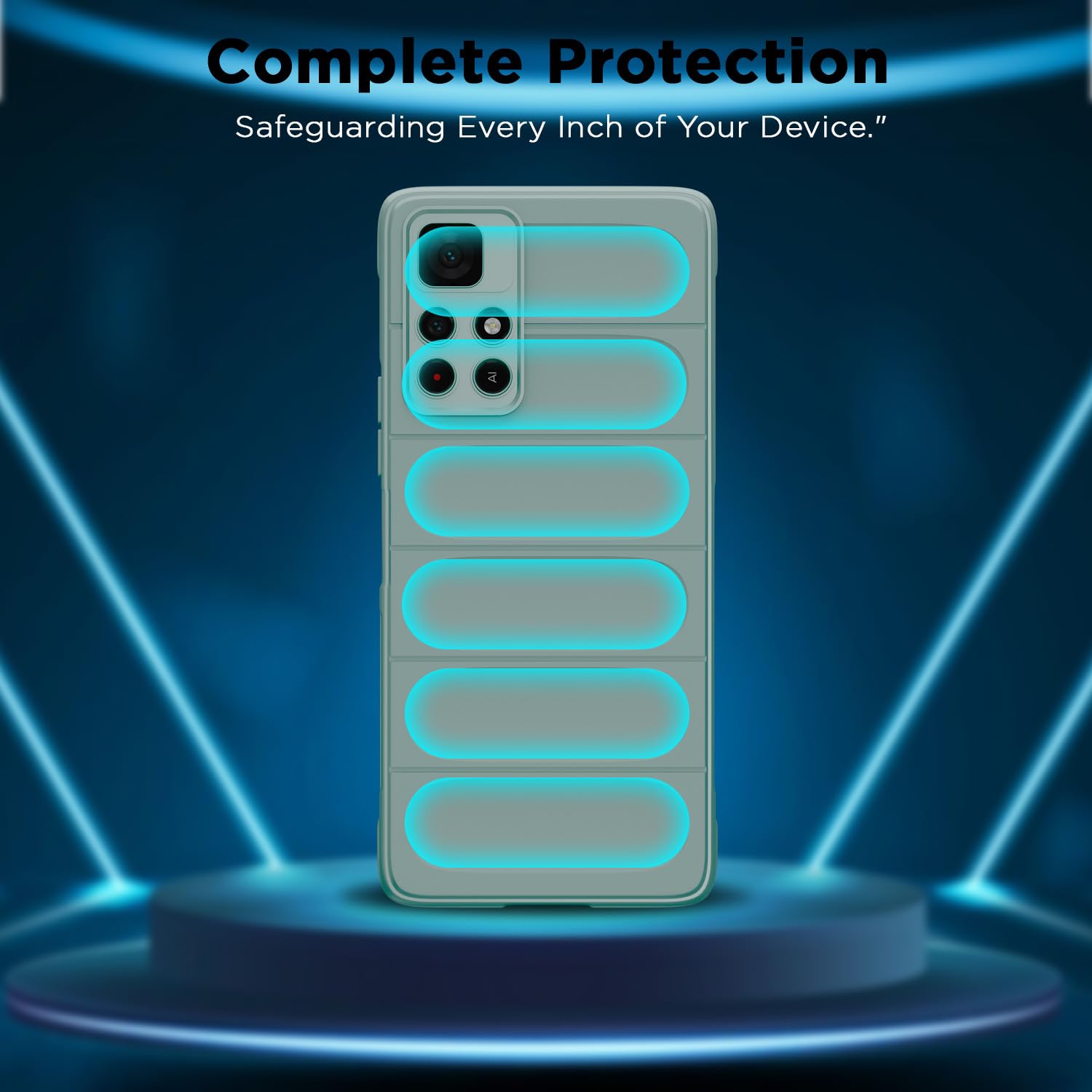 Pikkme green Liquid Silicone back cover for Redmi Note 11T/Poco M4 Pro 5G – photo 6