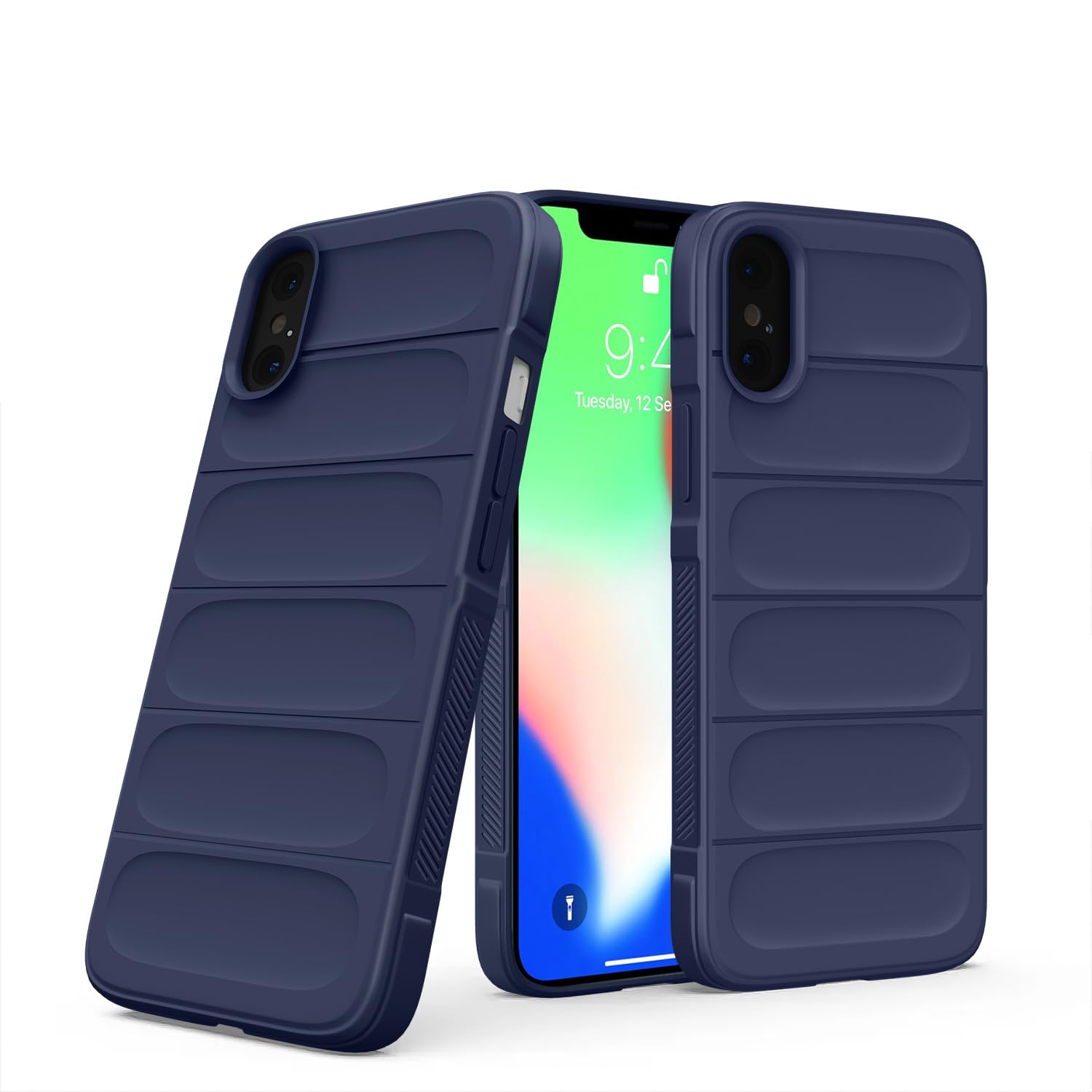 Blue mobile cover for iPhone X/XS – Pikkme