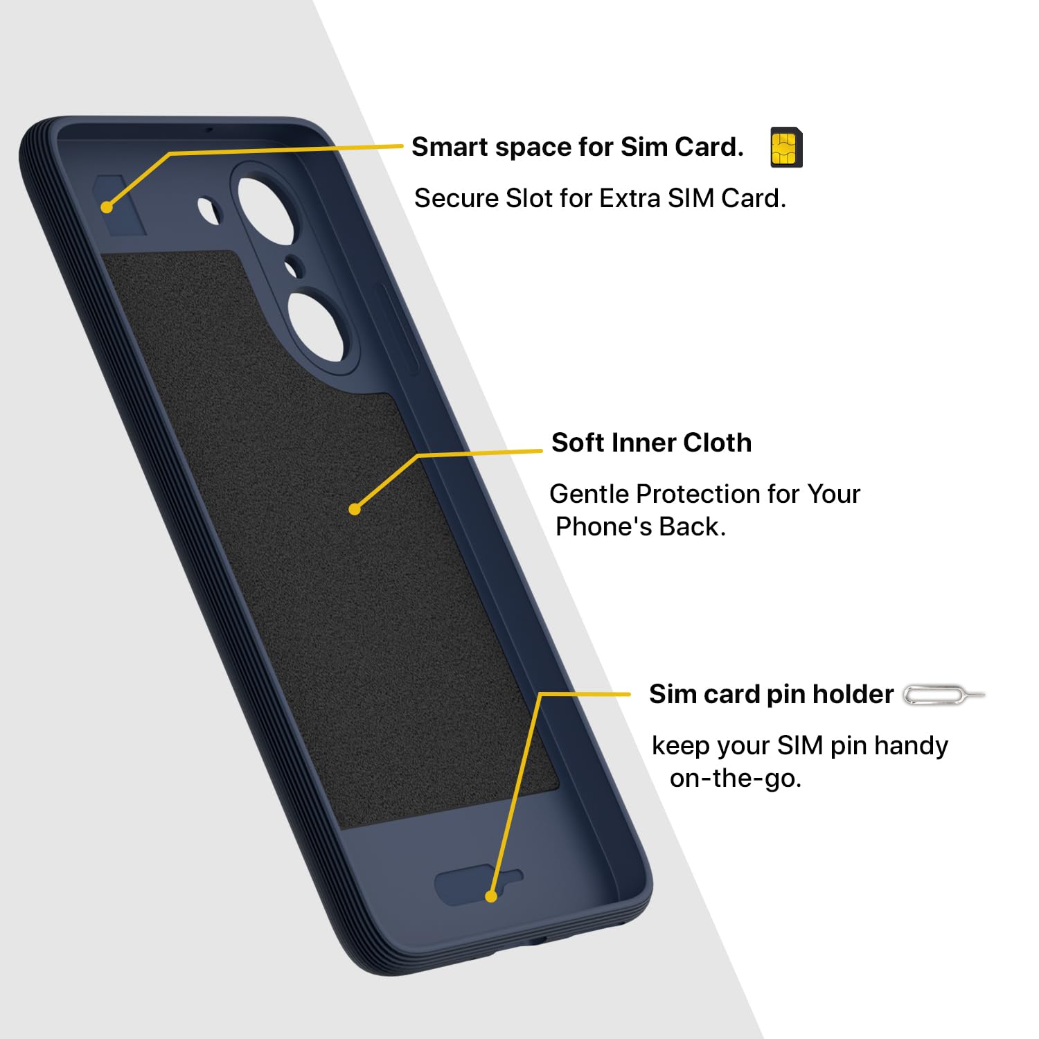 OnePlus Nord CE 5 5G Silicone phone cover in blue by Pikkme – photo 6