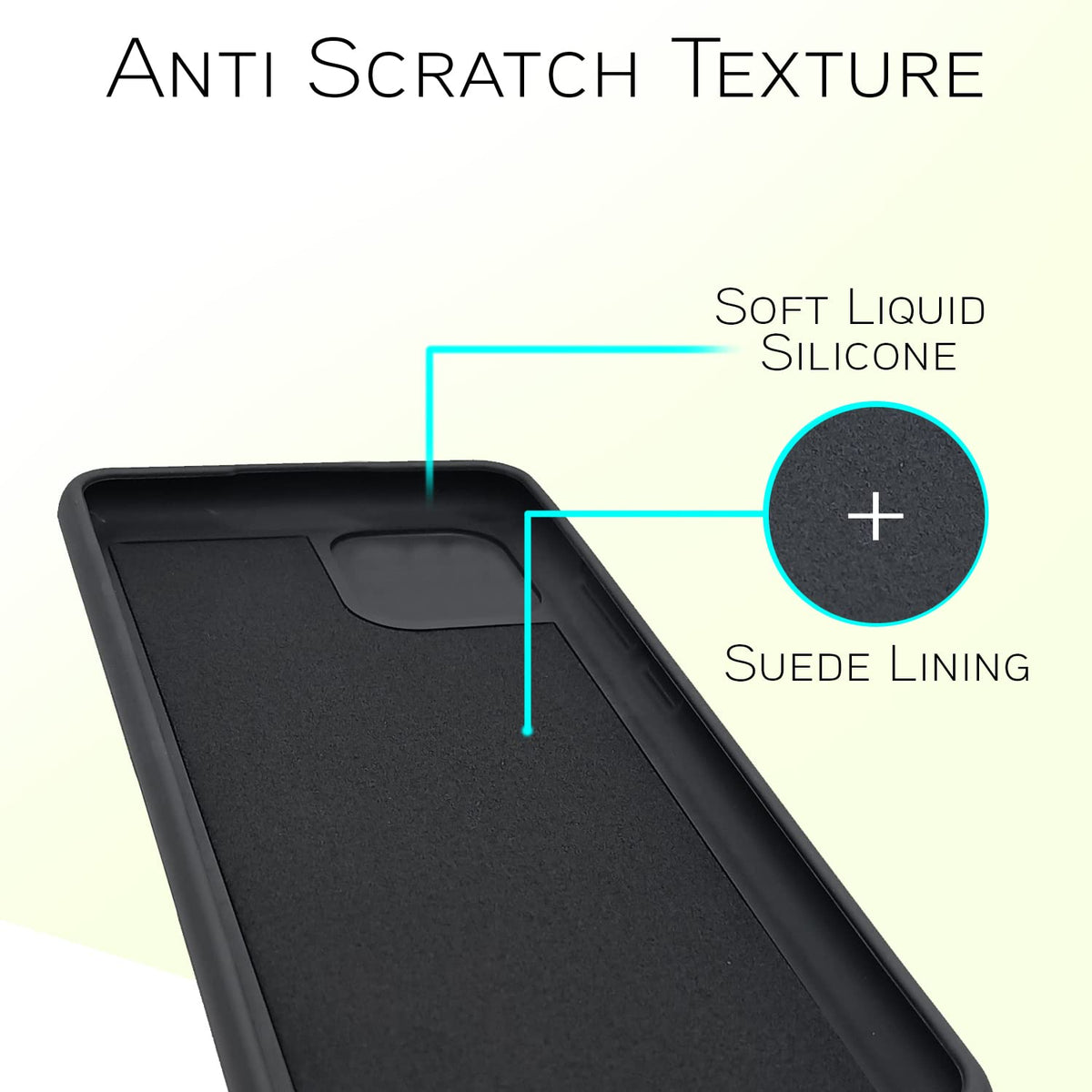 OnePlus Nord CE 2 5G Liquid Silicone back cover in black by Pikkme – photo 2