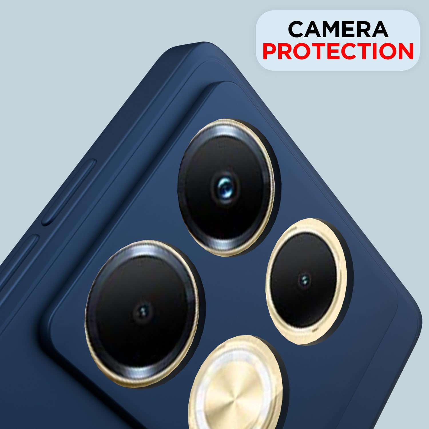 Blue Matte phone cover for Infinix Note 40 – Pikkme – photo 5