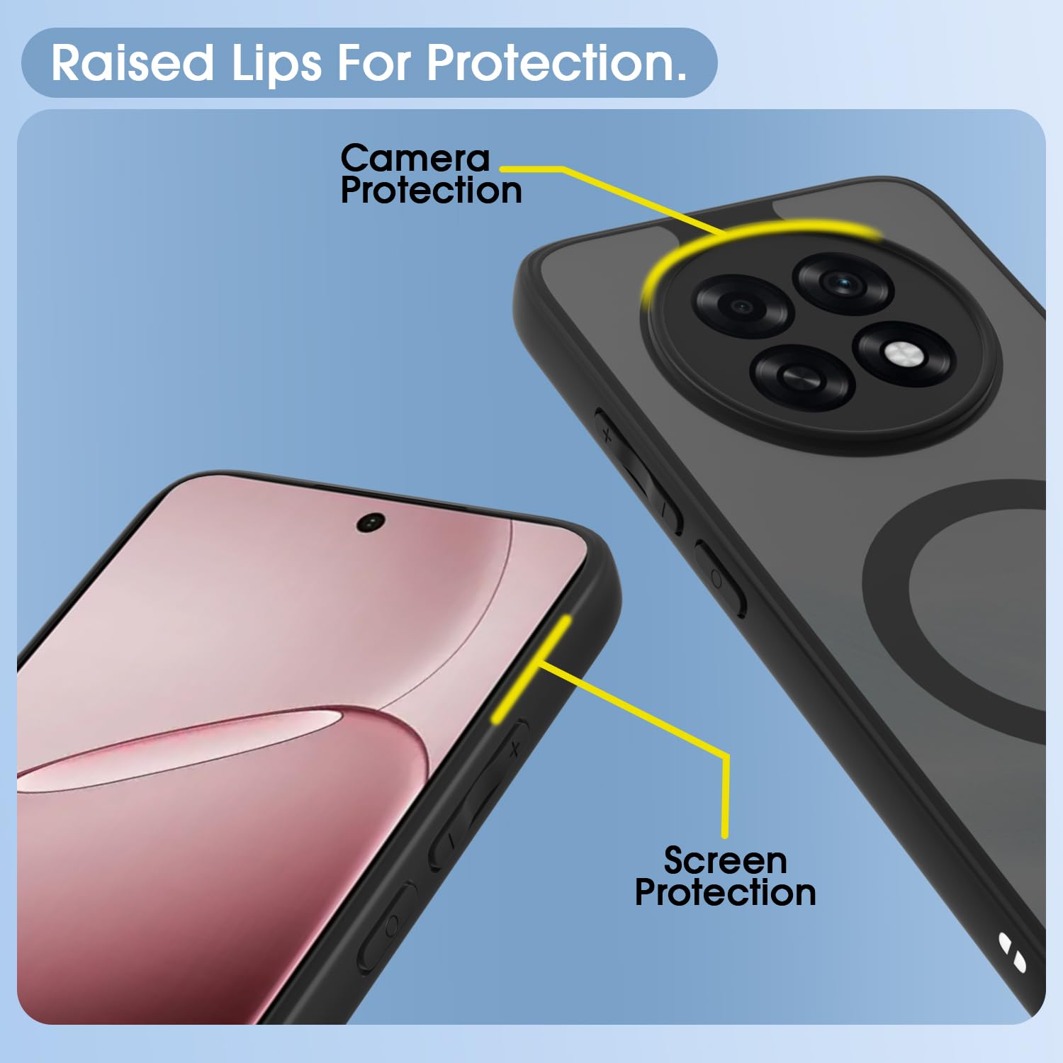 Pikkme Oppo F31 Pro Plus 5G black smoke mag-safe phone cover – photo 4