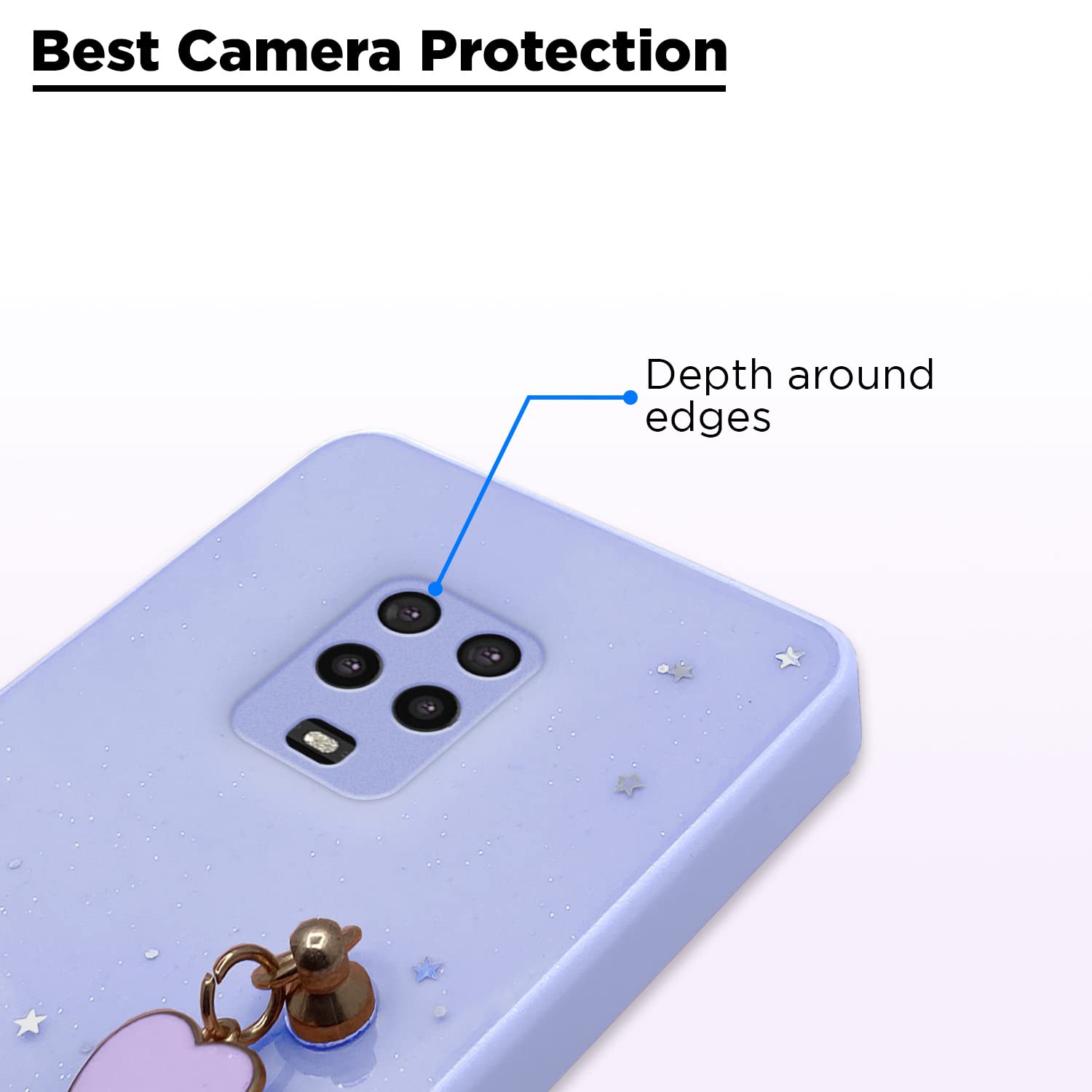 Pikkme Redmi Note 9 Pro/Note 9 Pro Max/Poco M2 Pro/Note 10 Lite Chain purple back cover – photo 2