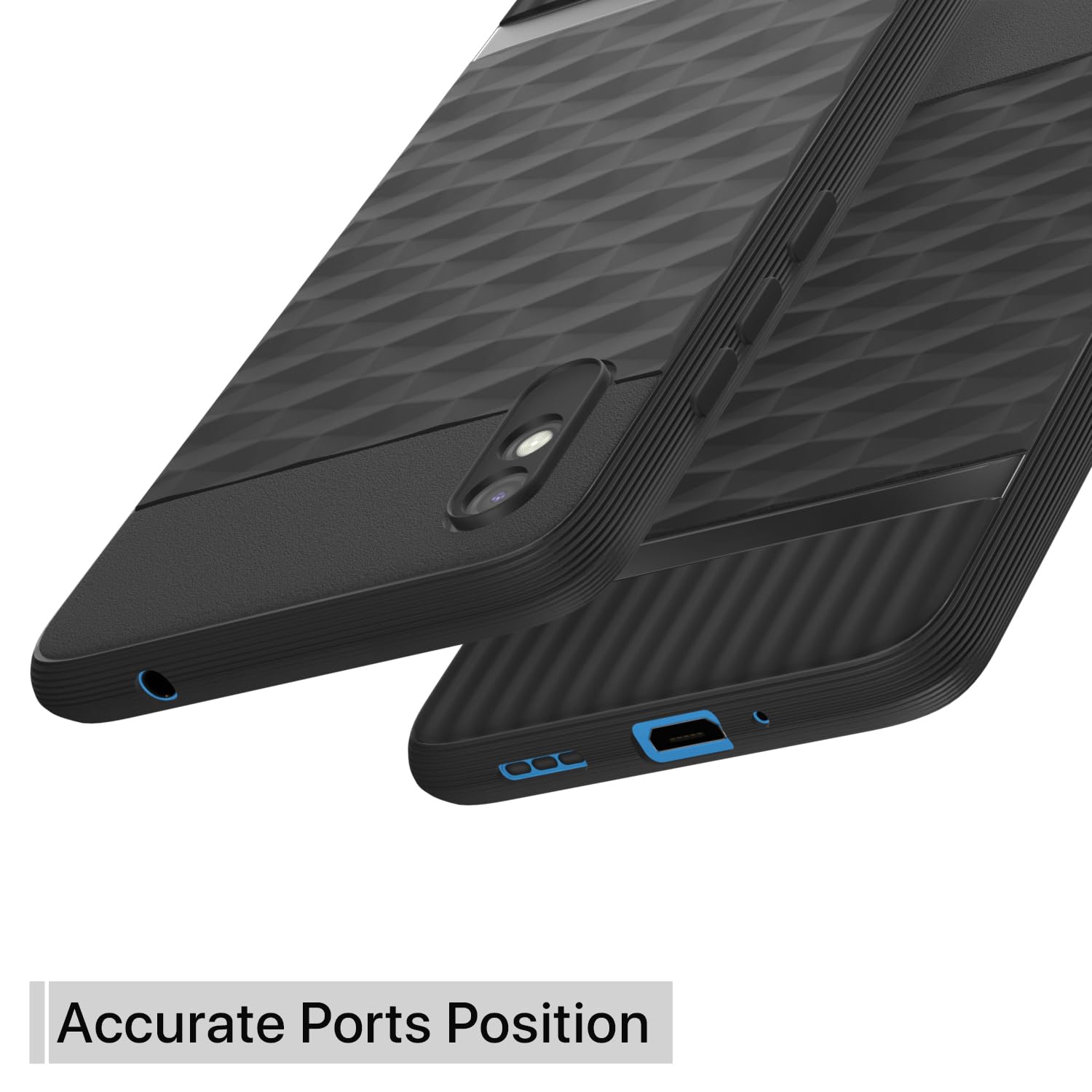 Pikkme Redmi 9A / 9i / 9A Sport Gencase Back Cover (Black)