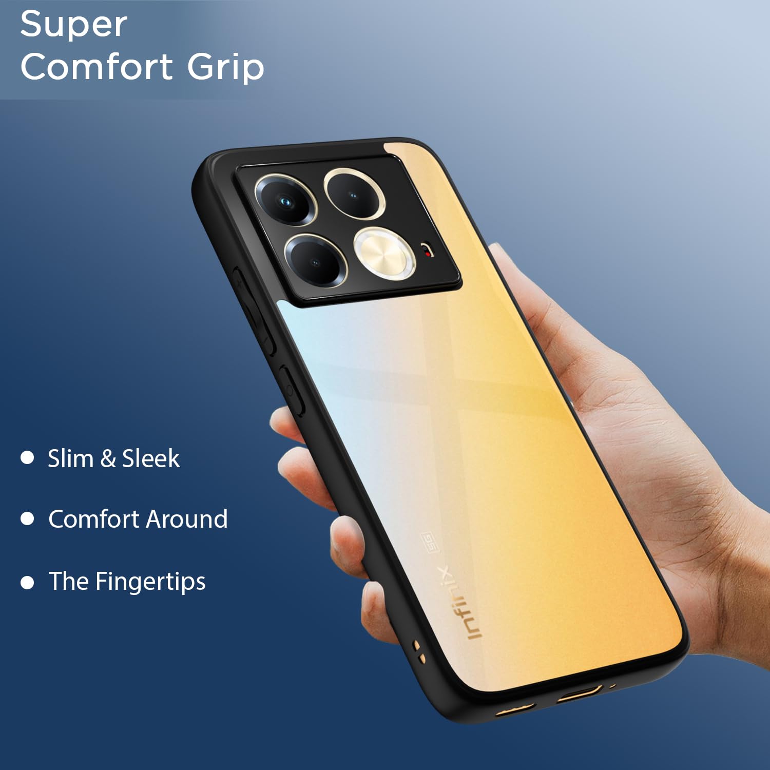 Pikkme black mobile cover for Infinix Note 40 5G – photo 6