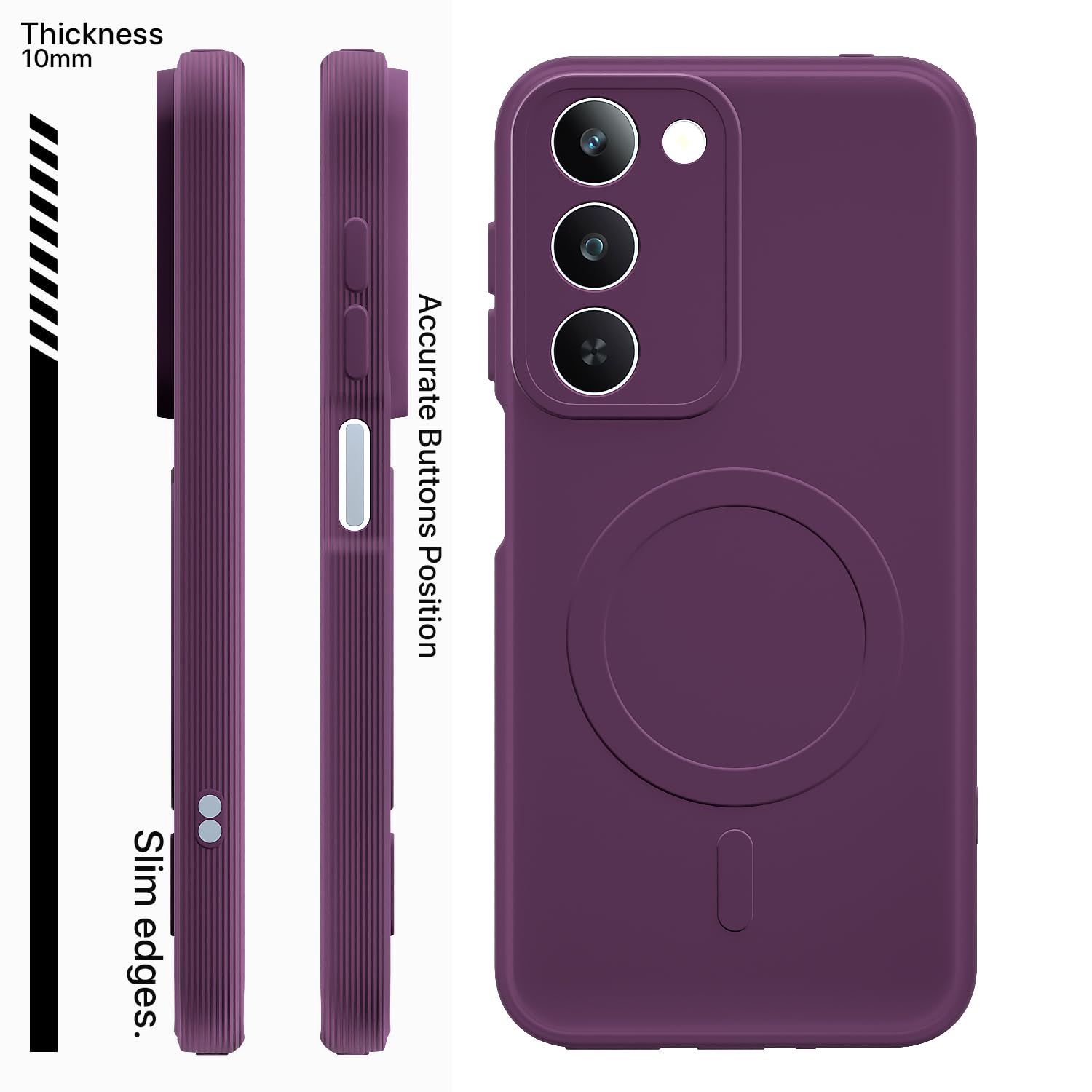 Pikkme purple mobile back cover for Realme P4 Lite 5G – photo 3