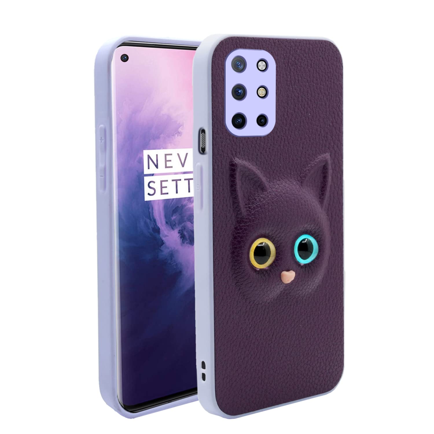 Oneplus 8T Kitty Back Cover -Purple