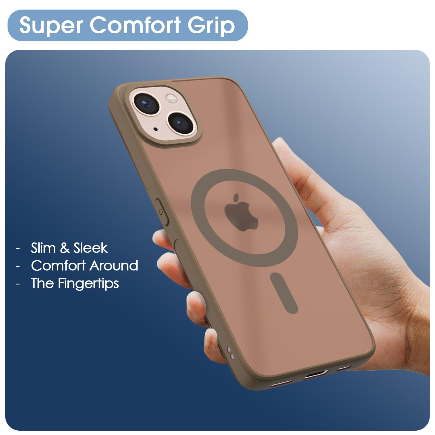 Pikkme brown phone cover for iPhone 14 – photo 6