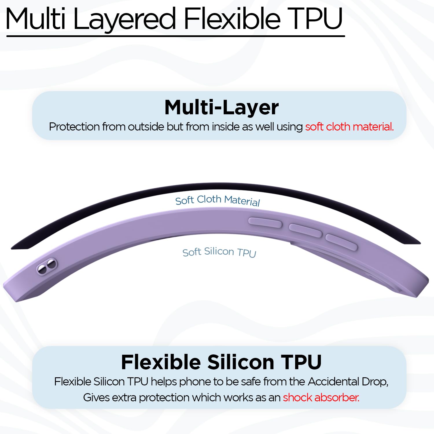 Pikkme purple back cover for Vivo V25 5G – photo 3