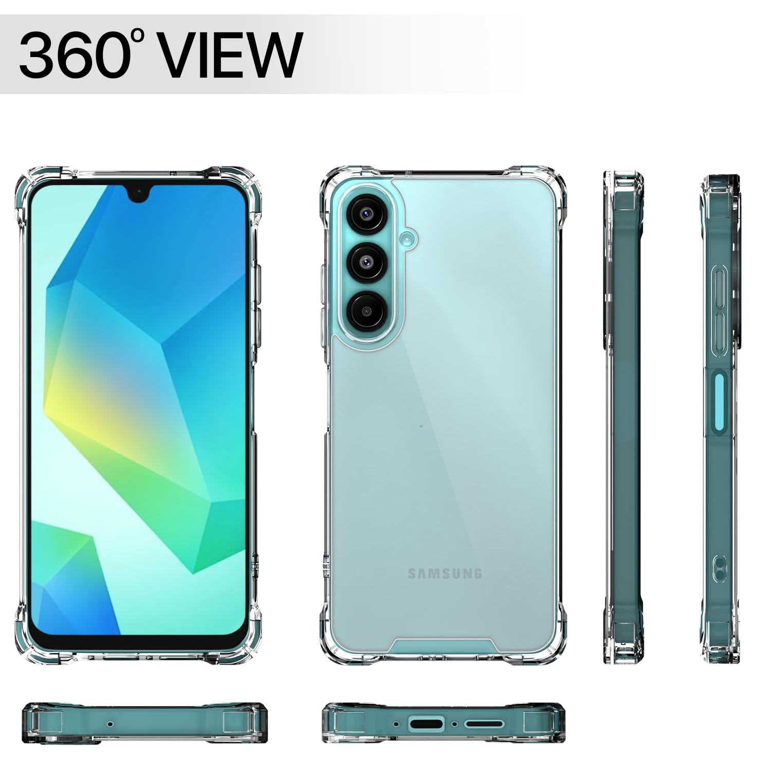 Samsung M17/A17/F17 5G Clear mobile cover in transparent by Pikkme – photo 7