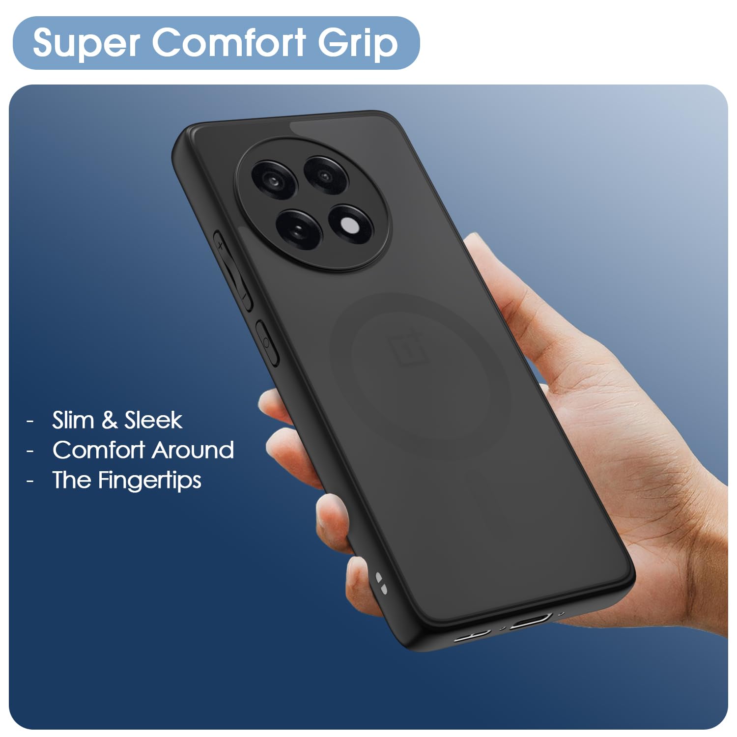 Black smoke mag-safe mobile back cover for OnePlus 13R 5G – Pikkme – photo 6
