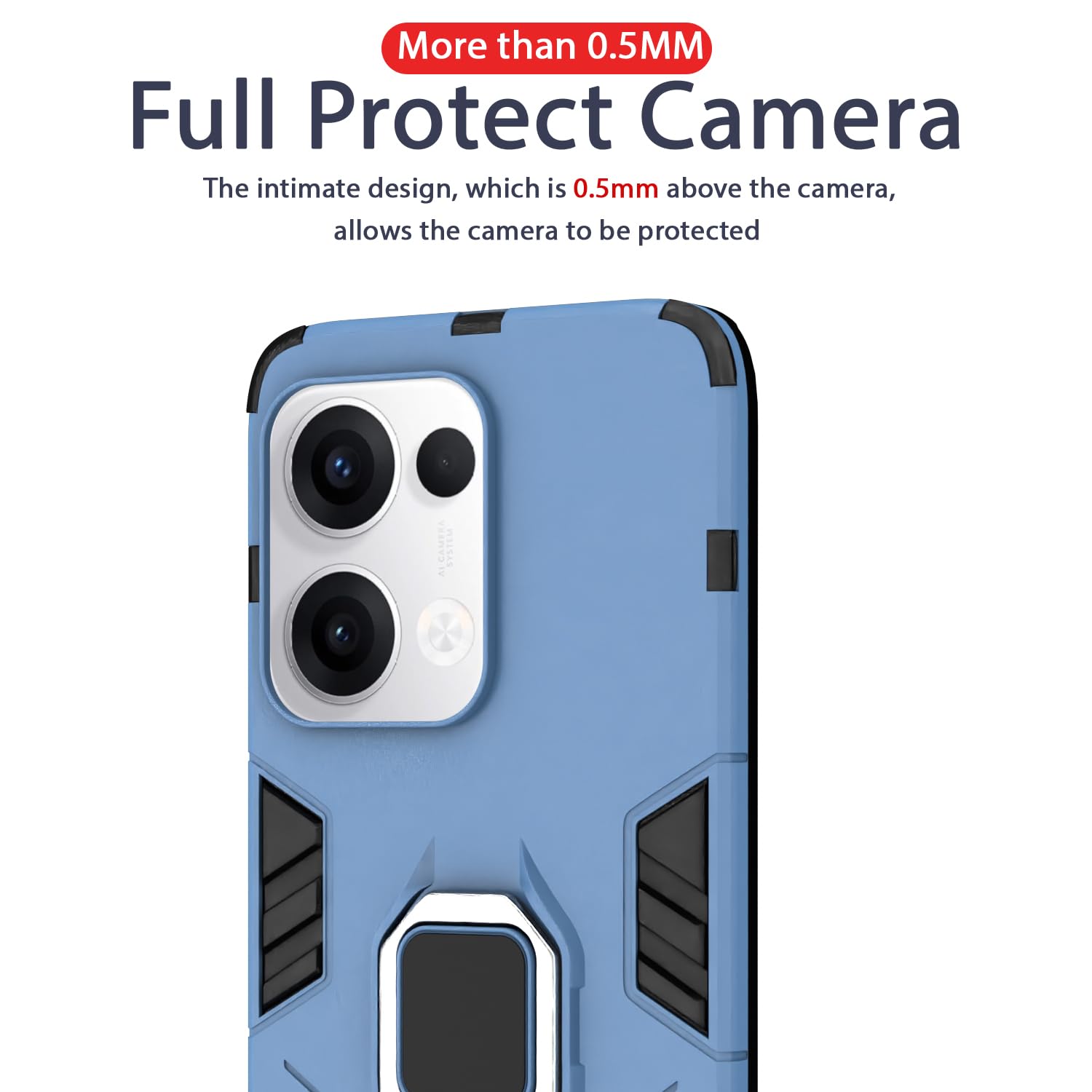 Pikkme Oppo Reno 13 5G blue mobile cover – photo 7