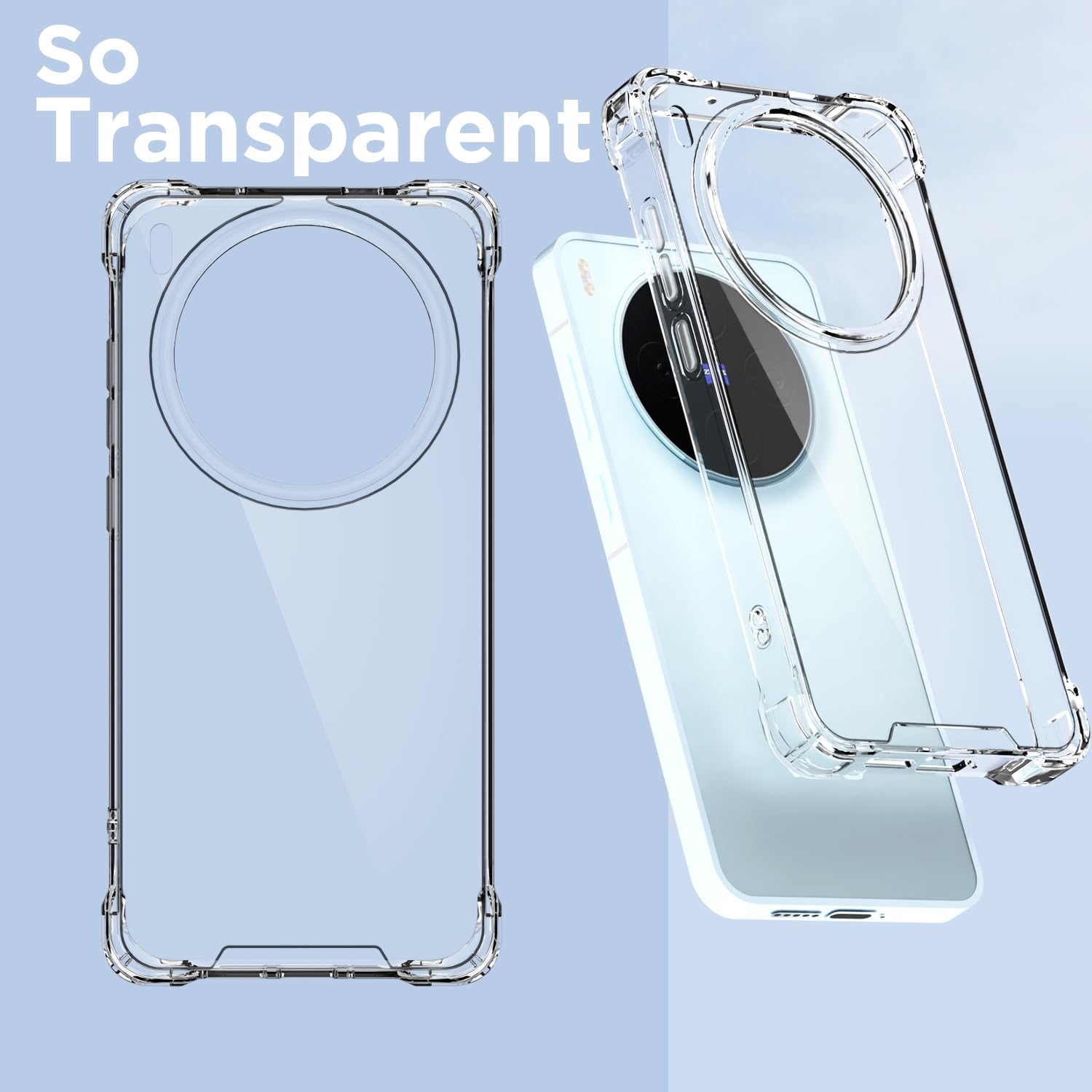 Transparent mobile cover for Vivo X300 5G – Pikkme – photo 2