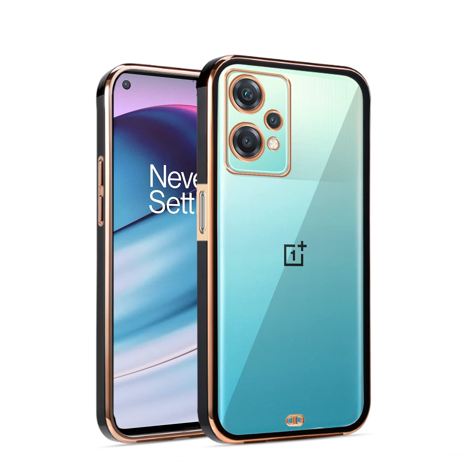 OnePlus Nord CE 2 Lite 5G Chrome mobile cover in black by Pikkme