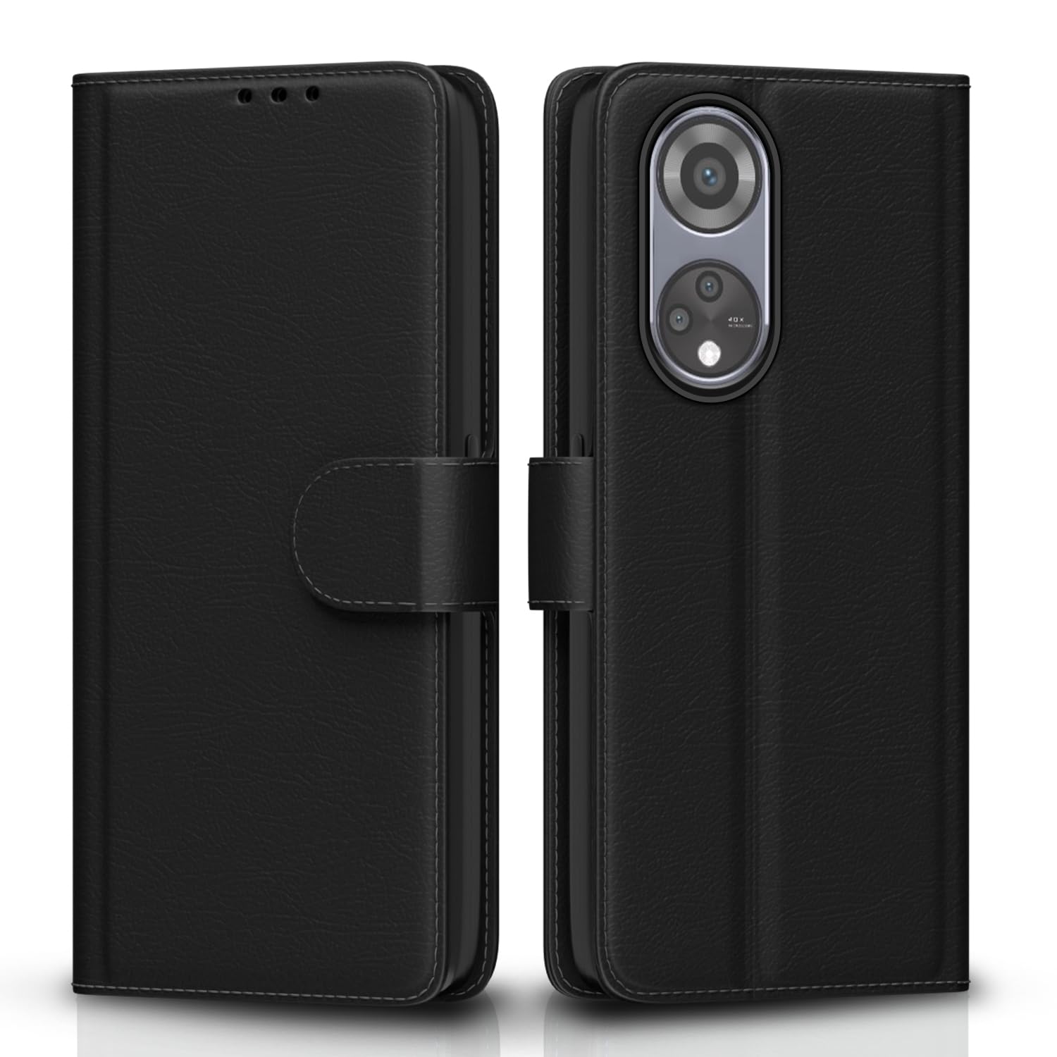 Pikkme Oppo Reno 8T 5G Wallet black mobile flip cover