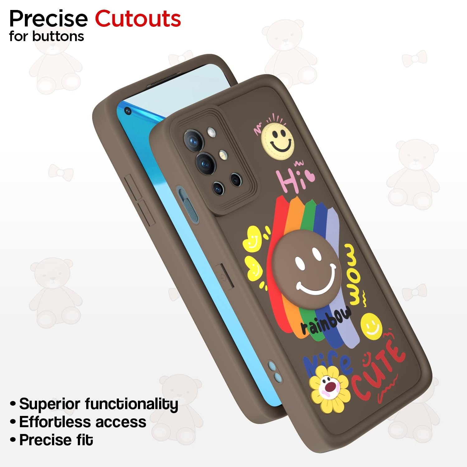 Pikkme brown phone cover for OnePlus 8T/9R 5G – photo 6