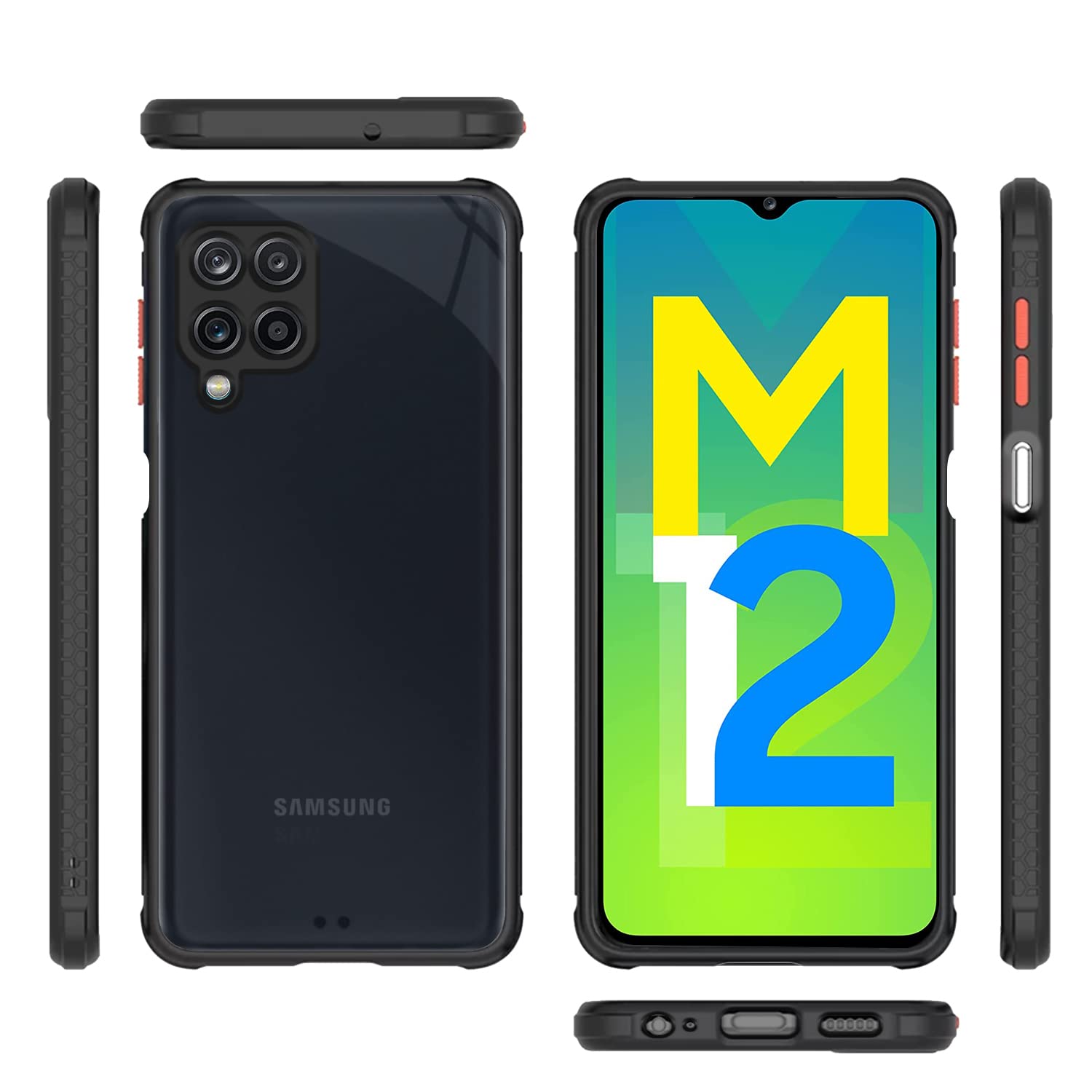 Pikkme black Clear mobile back cover for Samsung M12/A12/F12 – photo 6