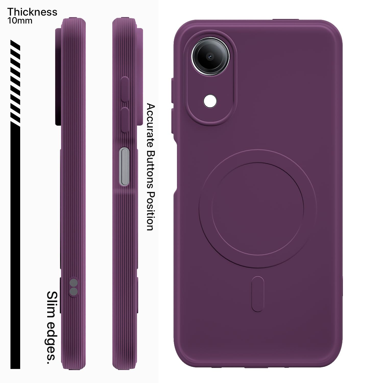 Pikkme Vivo T5e MagSafe purple phone cover – photo 3