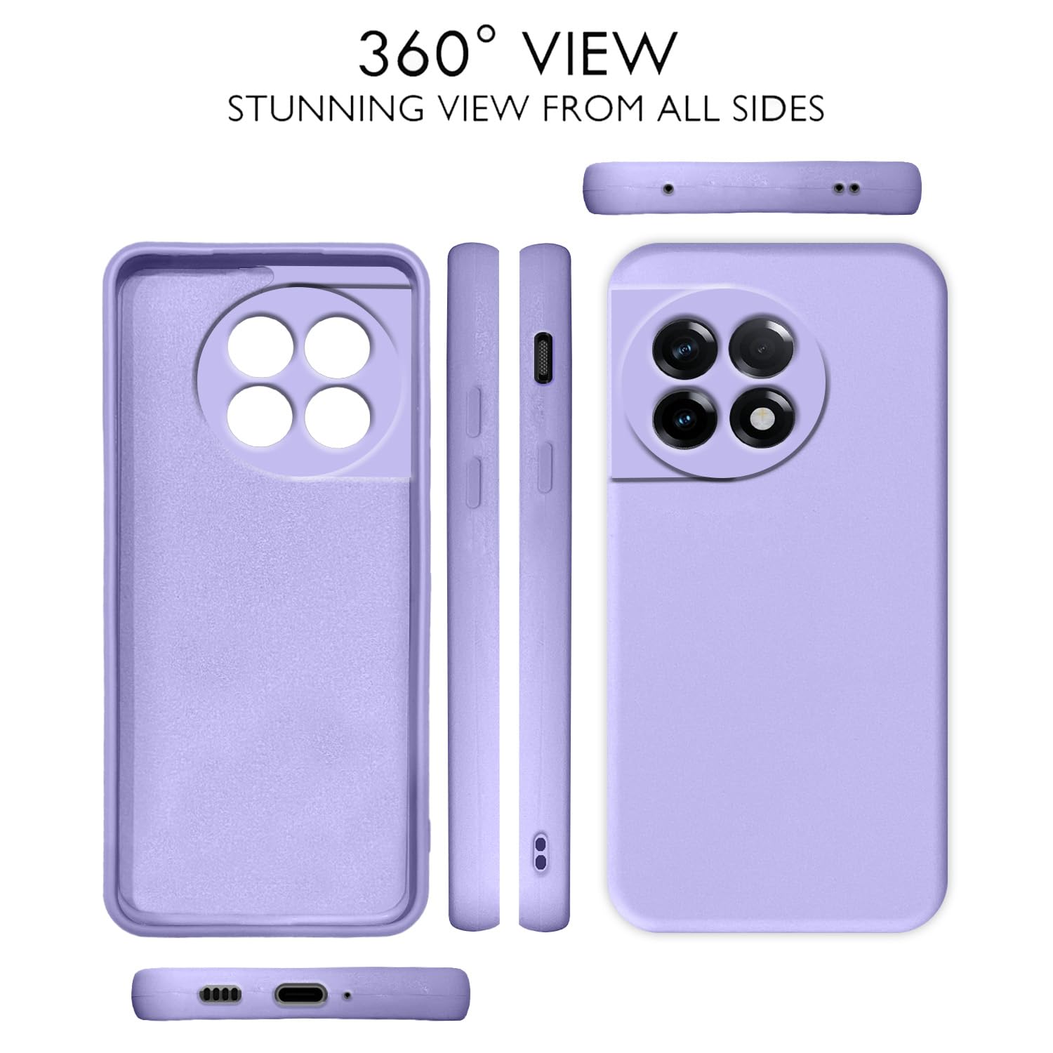 Purple Liquid Silicone mobile cover for OnePlus 11R 5G – Pikkme – photo 2