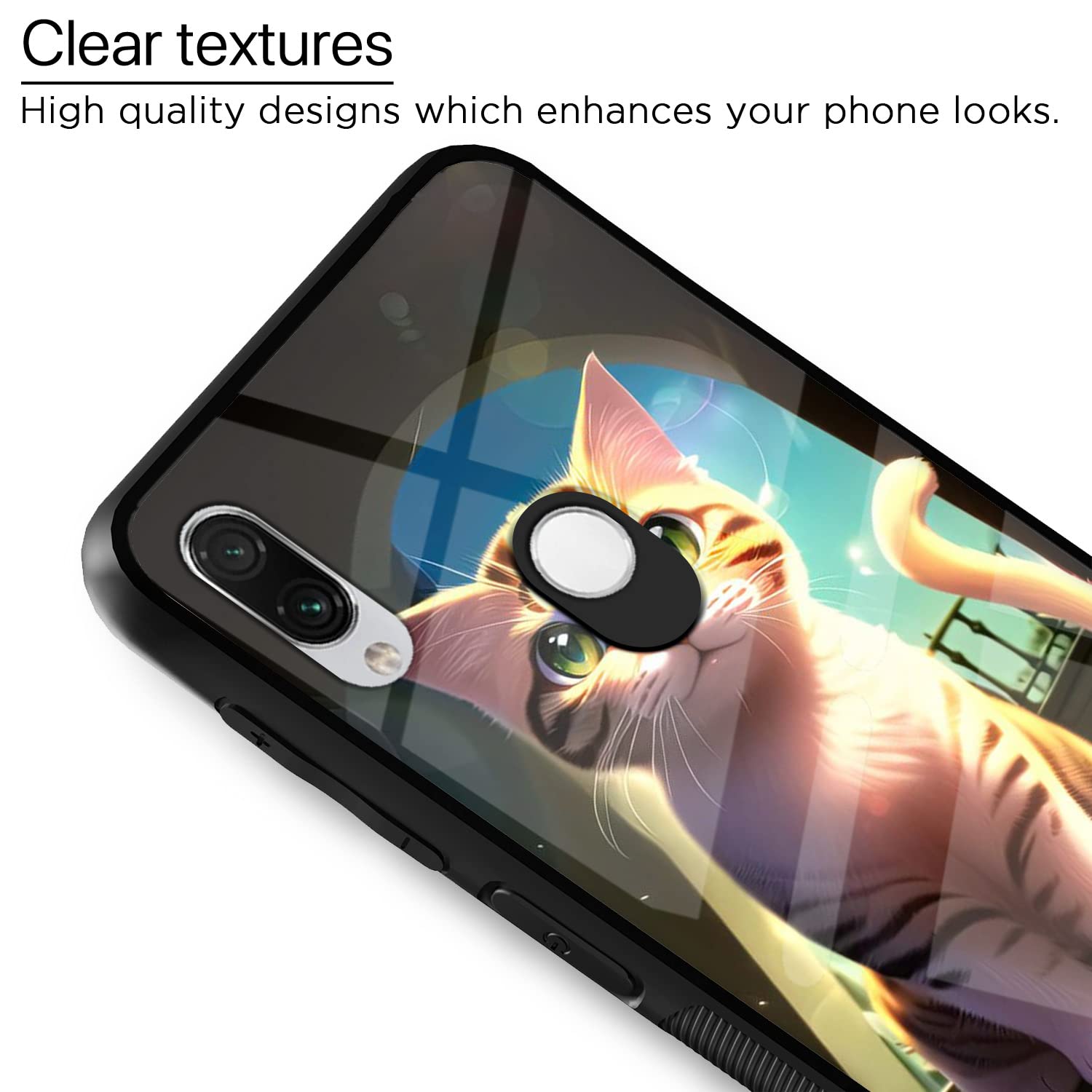 Redmi Note 7/Note 7 Pro/Note 7s Cat mobile back cover by Pikkme – photo 4