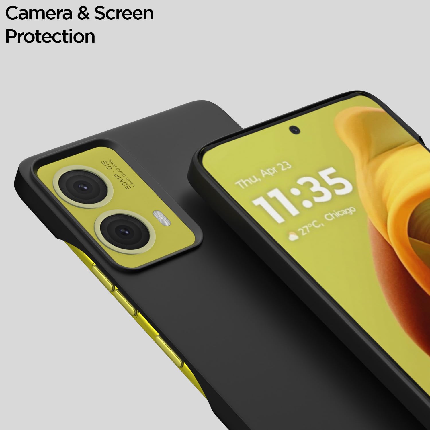 Pikkme Moto G85 5G SideCut black back cover – photo 5