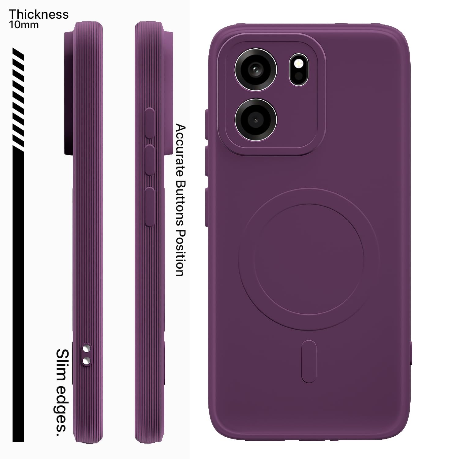 Purple MagSafe back cover for OnePlus Nord CE 6 5G – Pikkme – photo 3