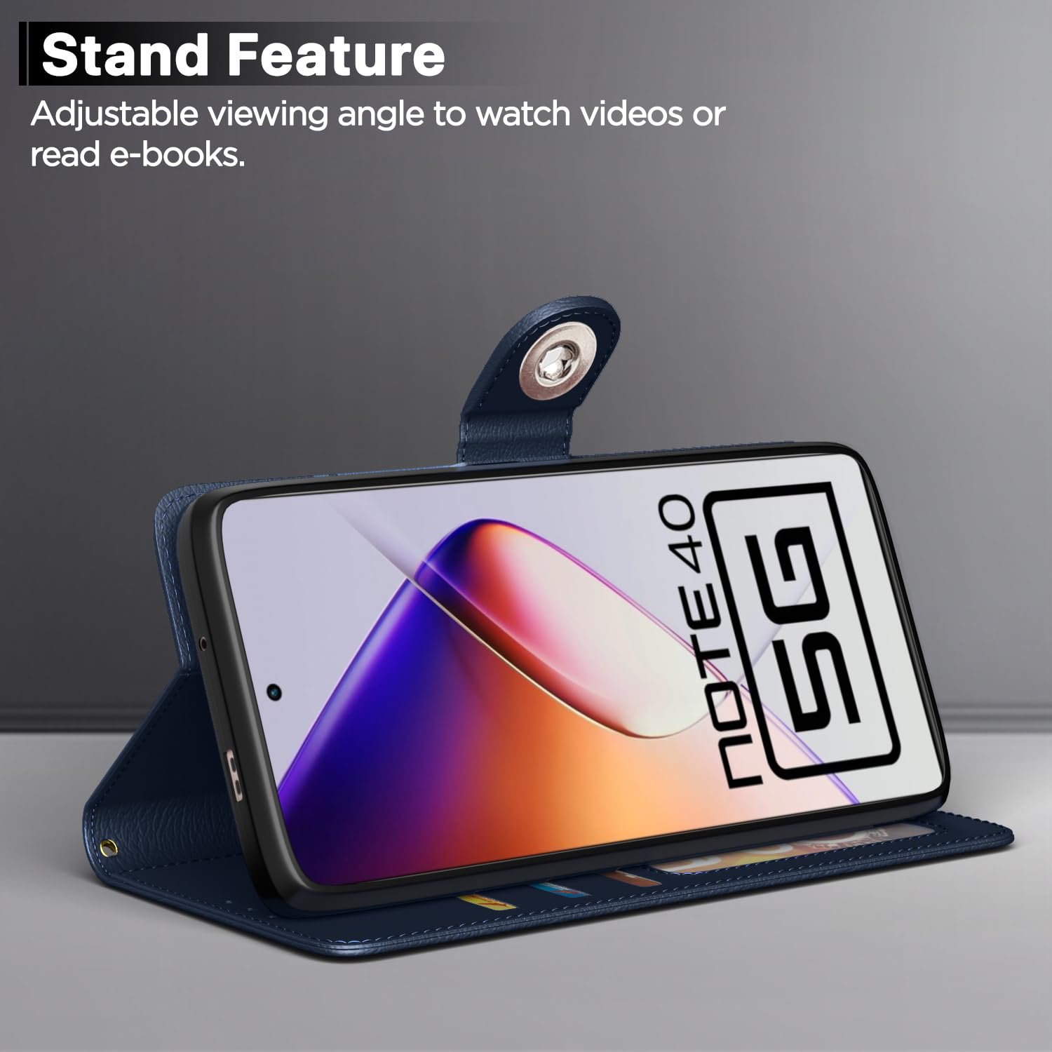 Blue Button mobile flip cover for Infinix Note 40 5G – Pikkme – photo 3