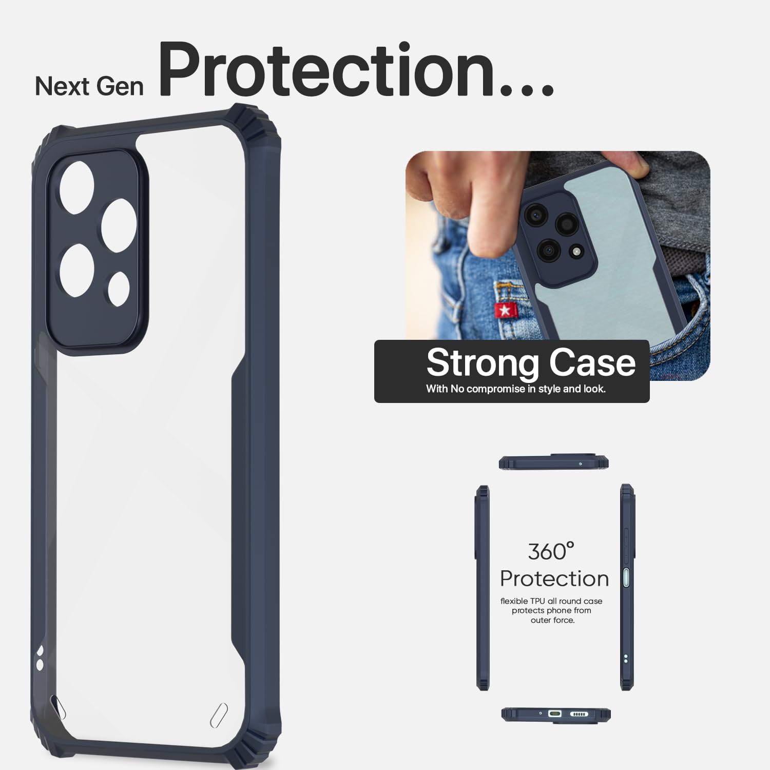 Pikkme blue mobile cover for Honor 200 Lite 5G – photo 6