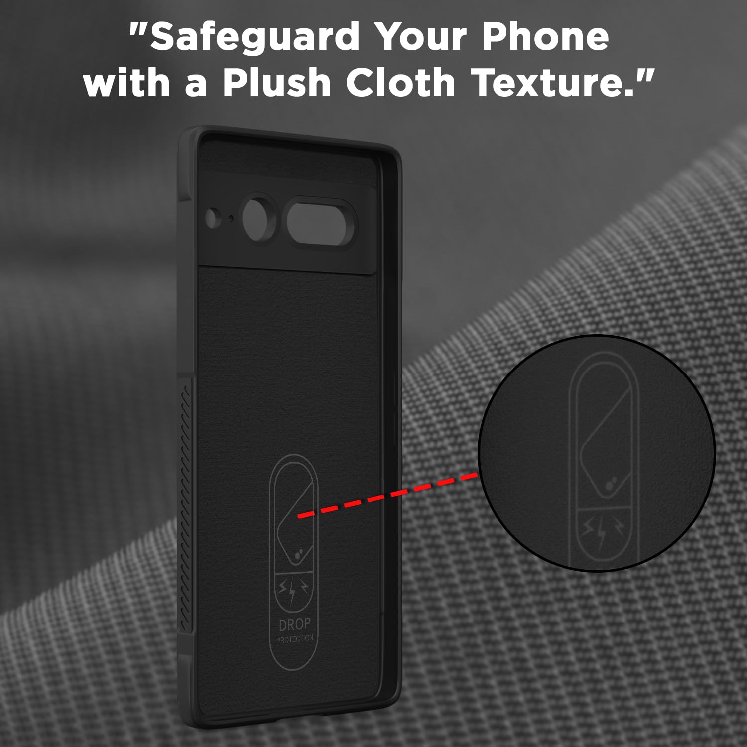 Black Liquid Silicone mobile back cover for Google Pixel 7 Pro – Pikkme – photo 6