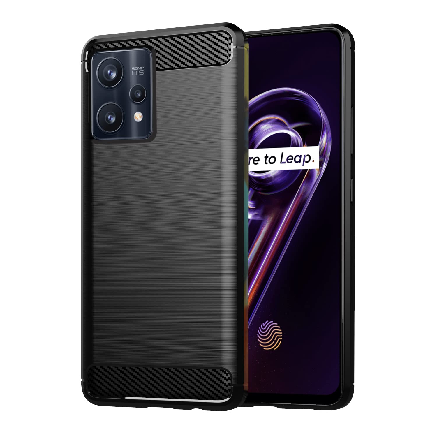 Black Hybrid back cover for Realme 9 Pro 5G – Pikkme