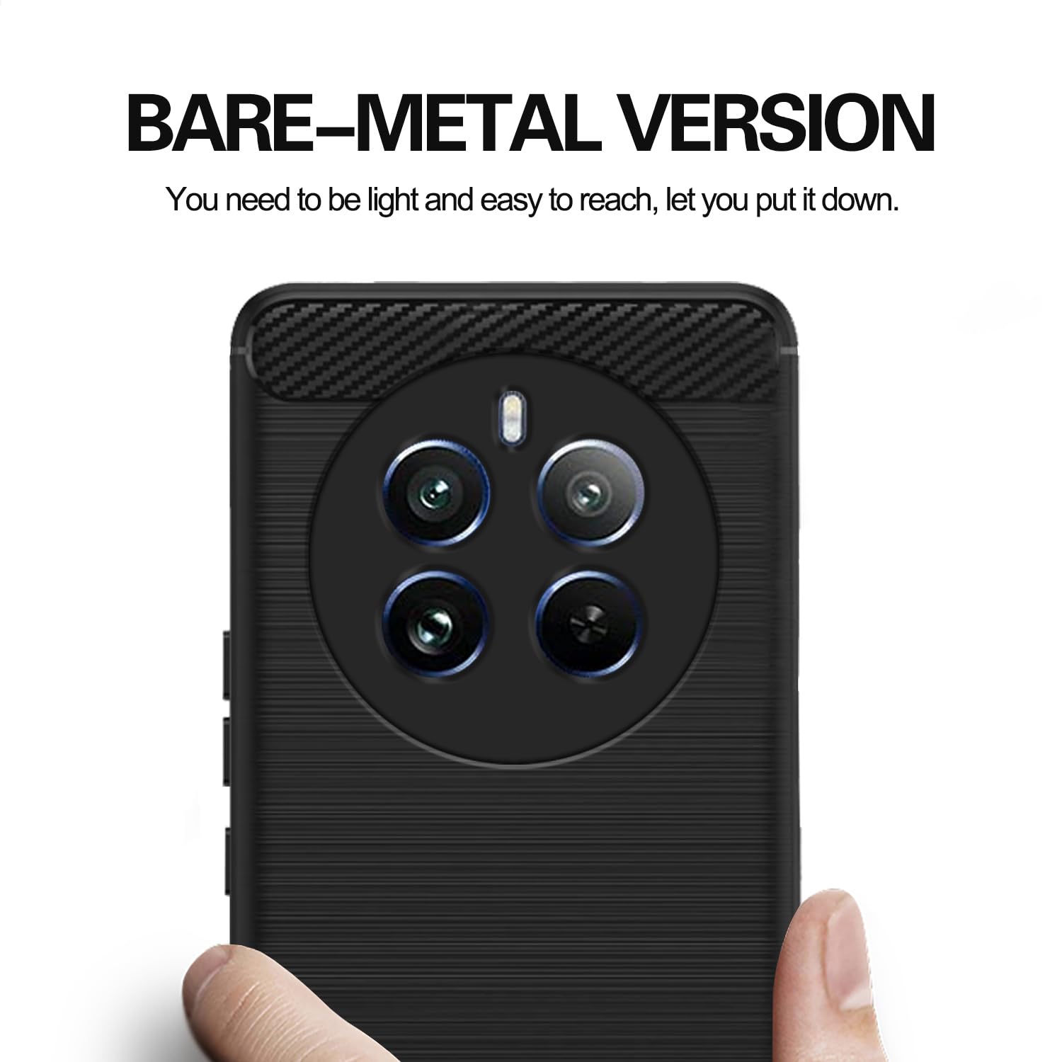 Black Hybrid mobile back cover for Realme 12 Pro/12 Pro Plus 5G – Pikkme – photo 5