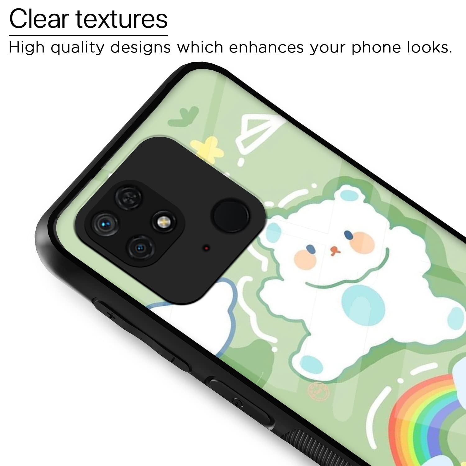 Pikkme Redmi 10/10 Power Hybrid mobile back cover – photo 4
