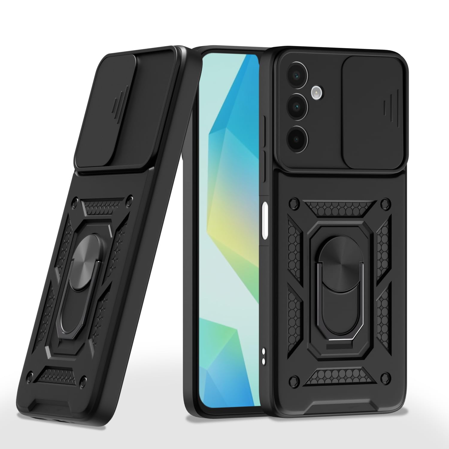 Black mobile cover for Samsung A16 5G – Pikkme