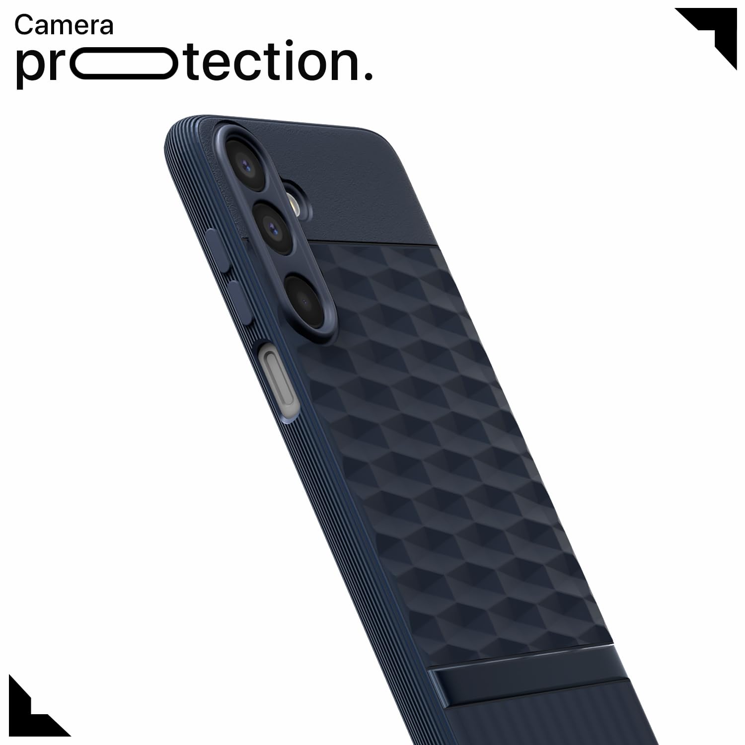 Pikkme Samsung Galaxy M16 5G Shockproof Soft Flexible Gencase Back cover (Blue)