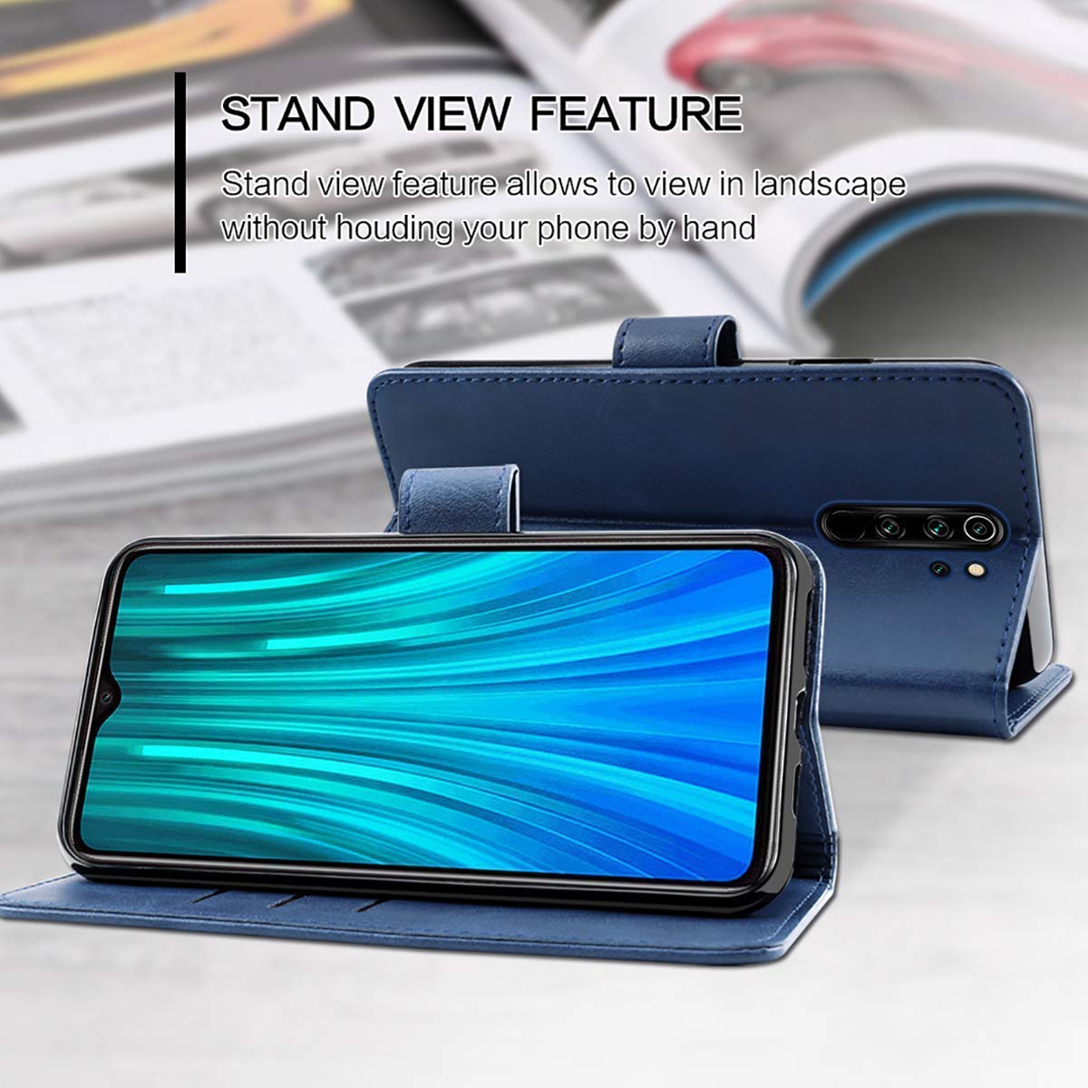 Pikkme Redmi Note 9 Pro black flip case – photo 5