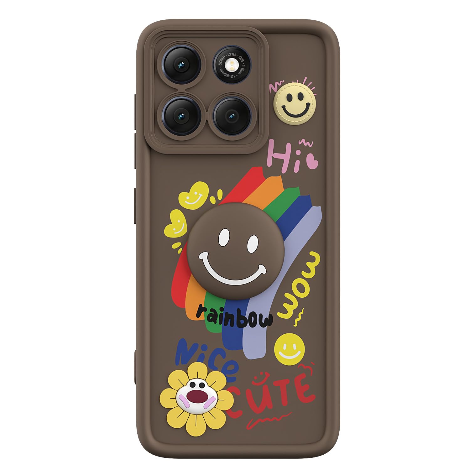 Moto G86 Power 5G phone cover in brown by Pikkme – photo 7