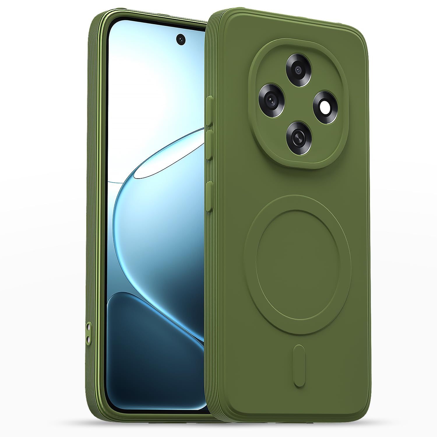 Oppo F31 Pro 5G MagSafe back cover in light green by Pikkme