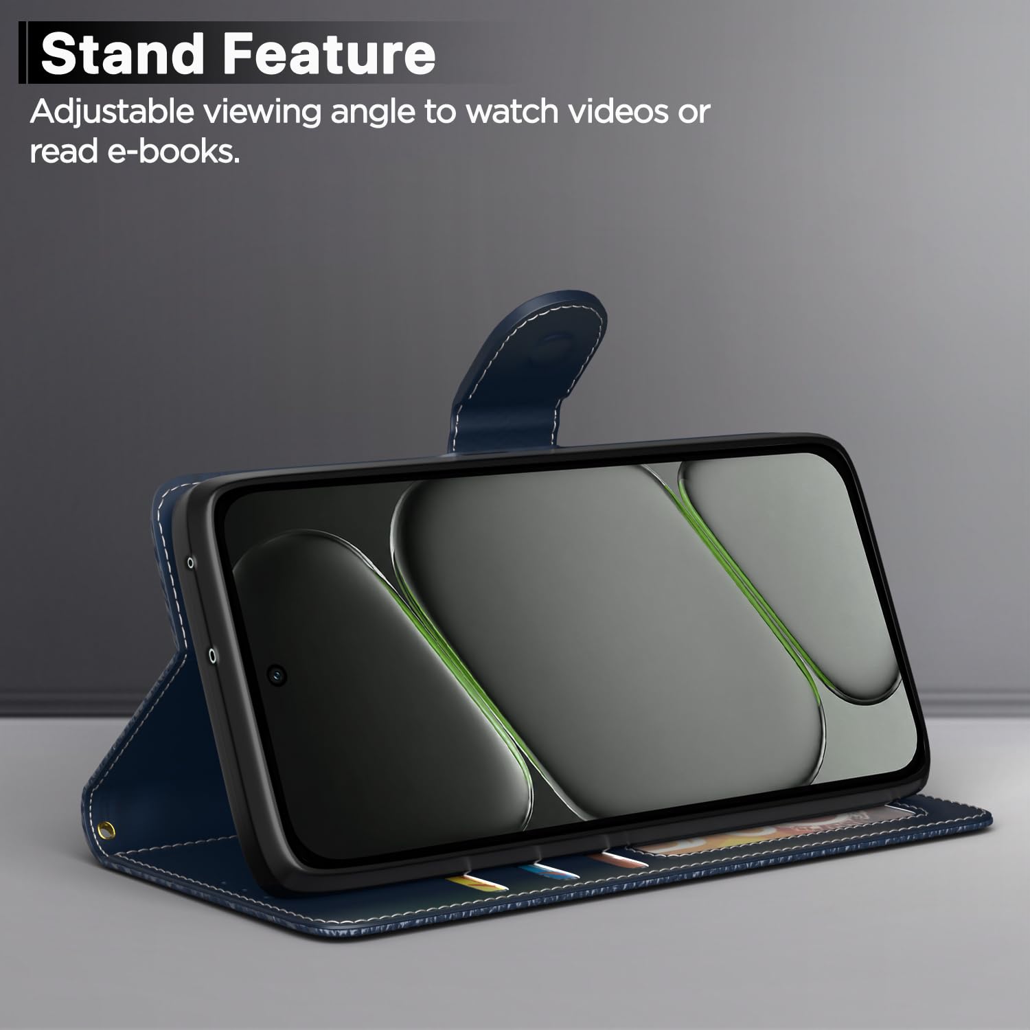 Blue flip cover for OnePlus N6 5G – Pikkme – photo 3