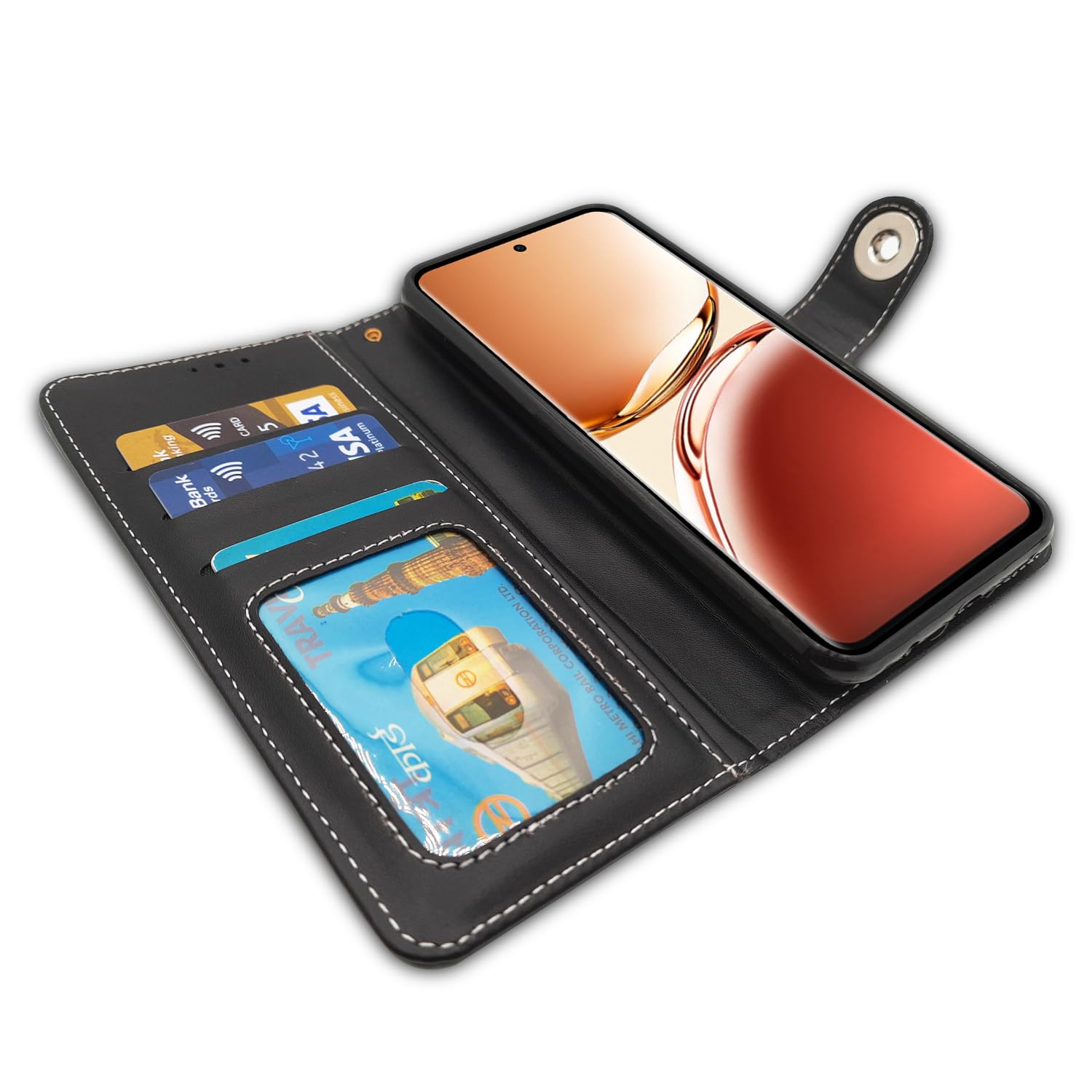 Oppo F27 Pro Plus 5G flip case in grey by Pikkme – photo 4