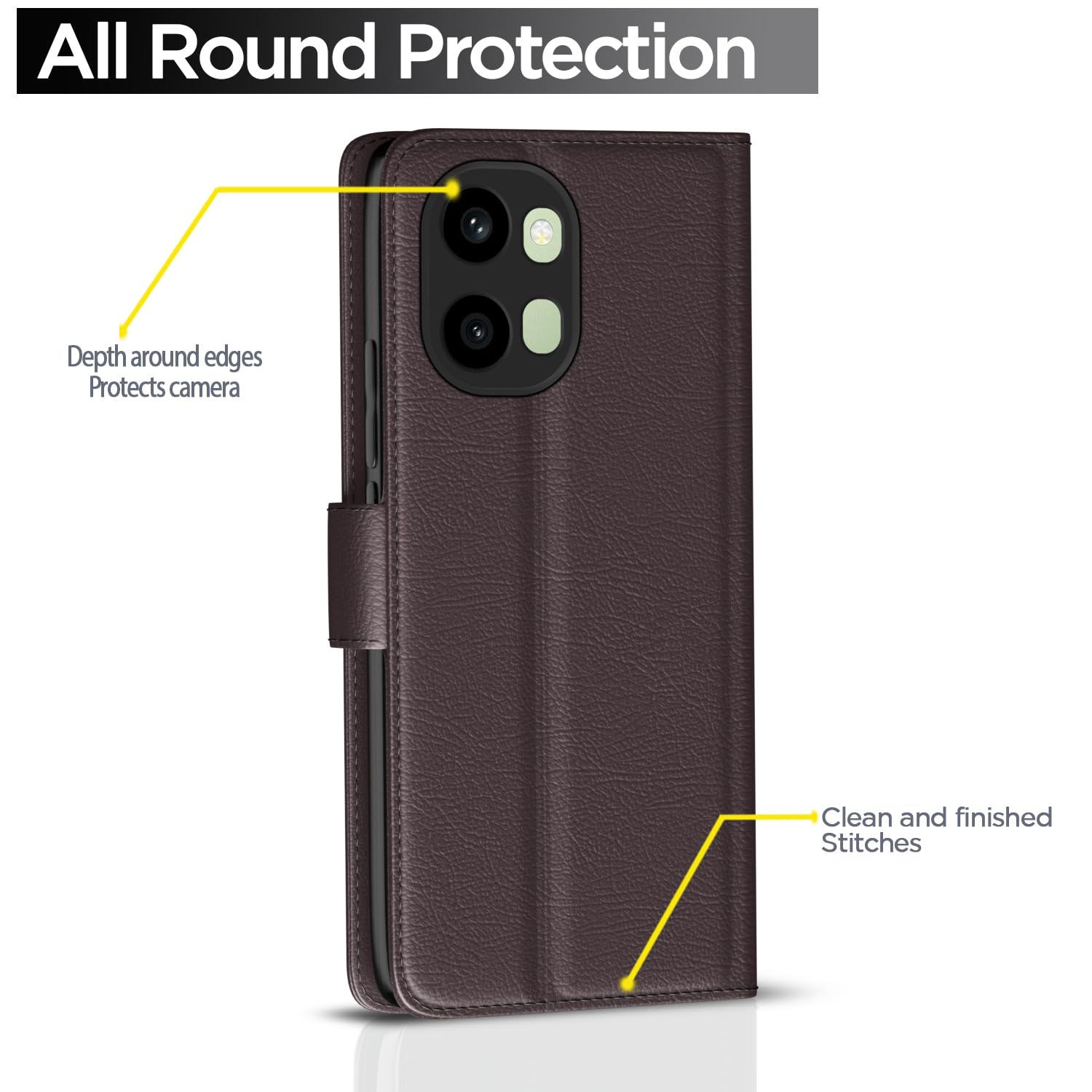 Coffee wallet flip cover for OnePlus 15R 5G – Pikkme – photo 4