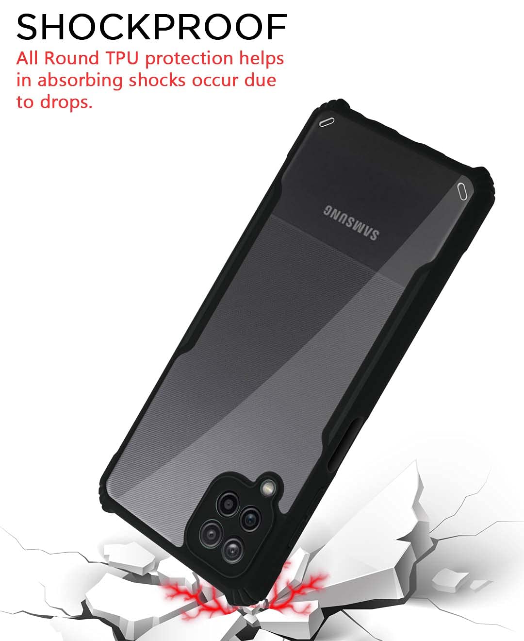 Pikkme Clear mobile back cover for Samsung F62/M62 – photo 3