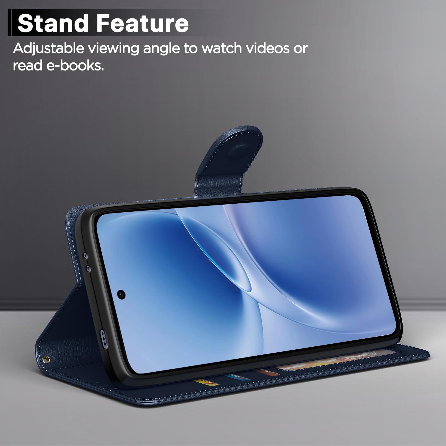 Blue Wallet mobile flip cover for Vivo V70 FE 5G – Pikkme – photo 3
