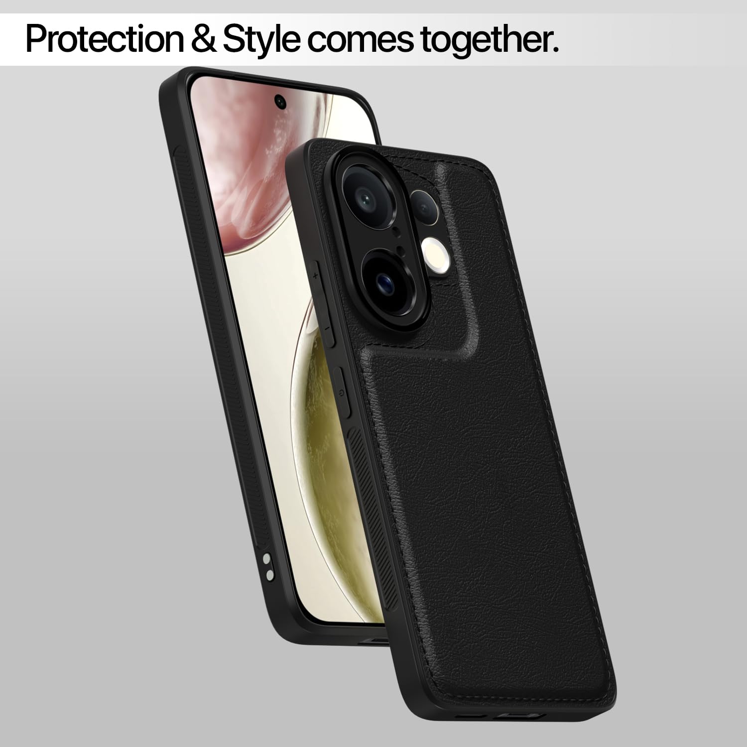 Black mobile back cover for Vivo X200 FE 5G – Pikkme – photo 7