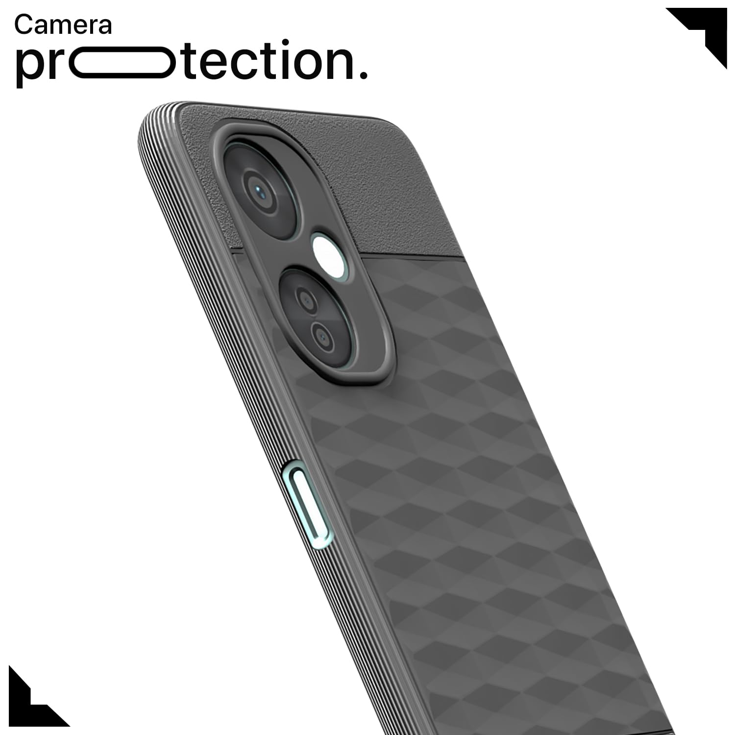 Pikkme OnePlus Nord Ce 3 Lite 5G Gencase Back Cover (Grey)