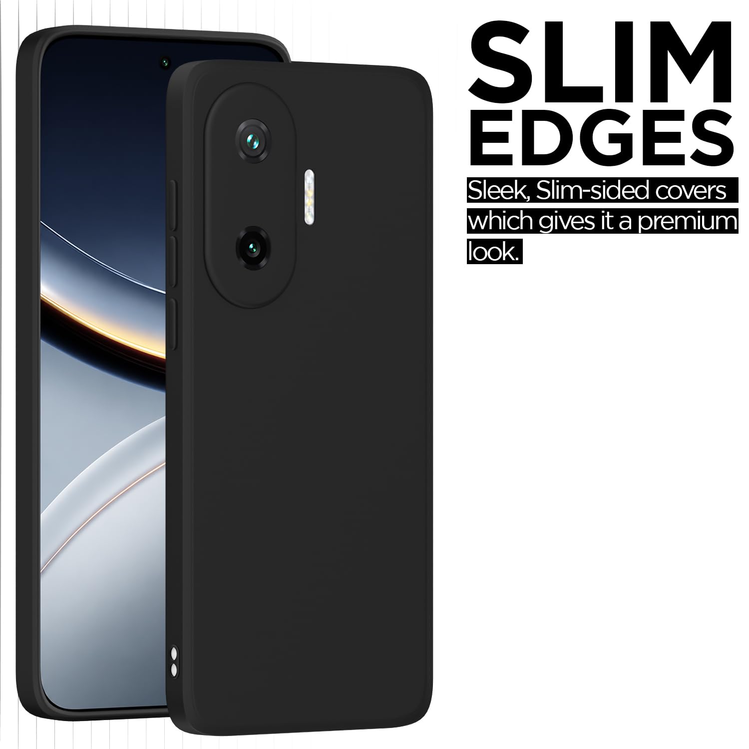 Pikkme black Matte mobile cover for Poco F7 5G – photo 6