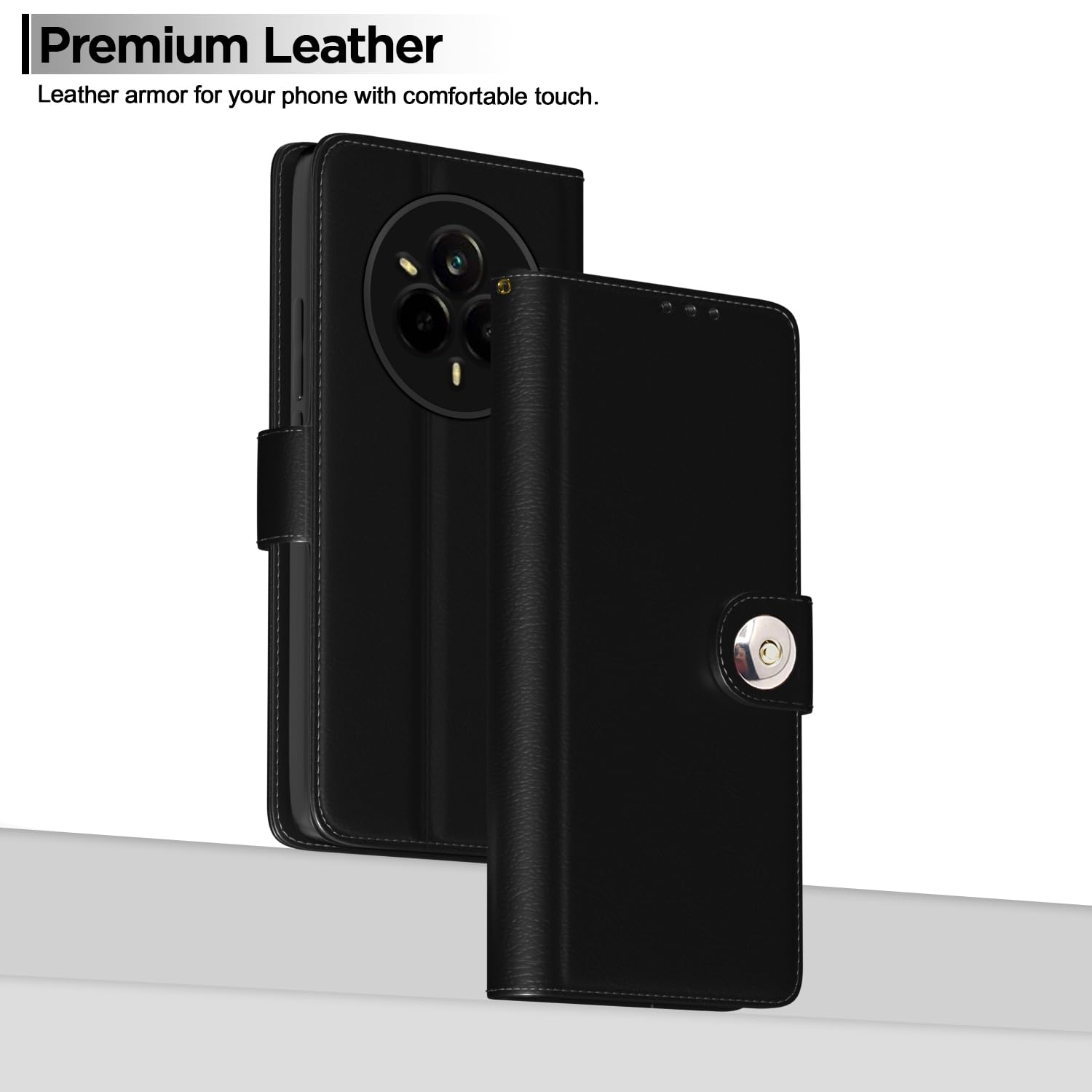 Pikkme Realme 14 Pro 5G black flip case – photo 2