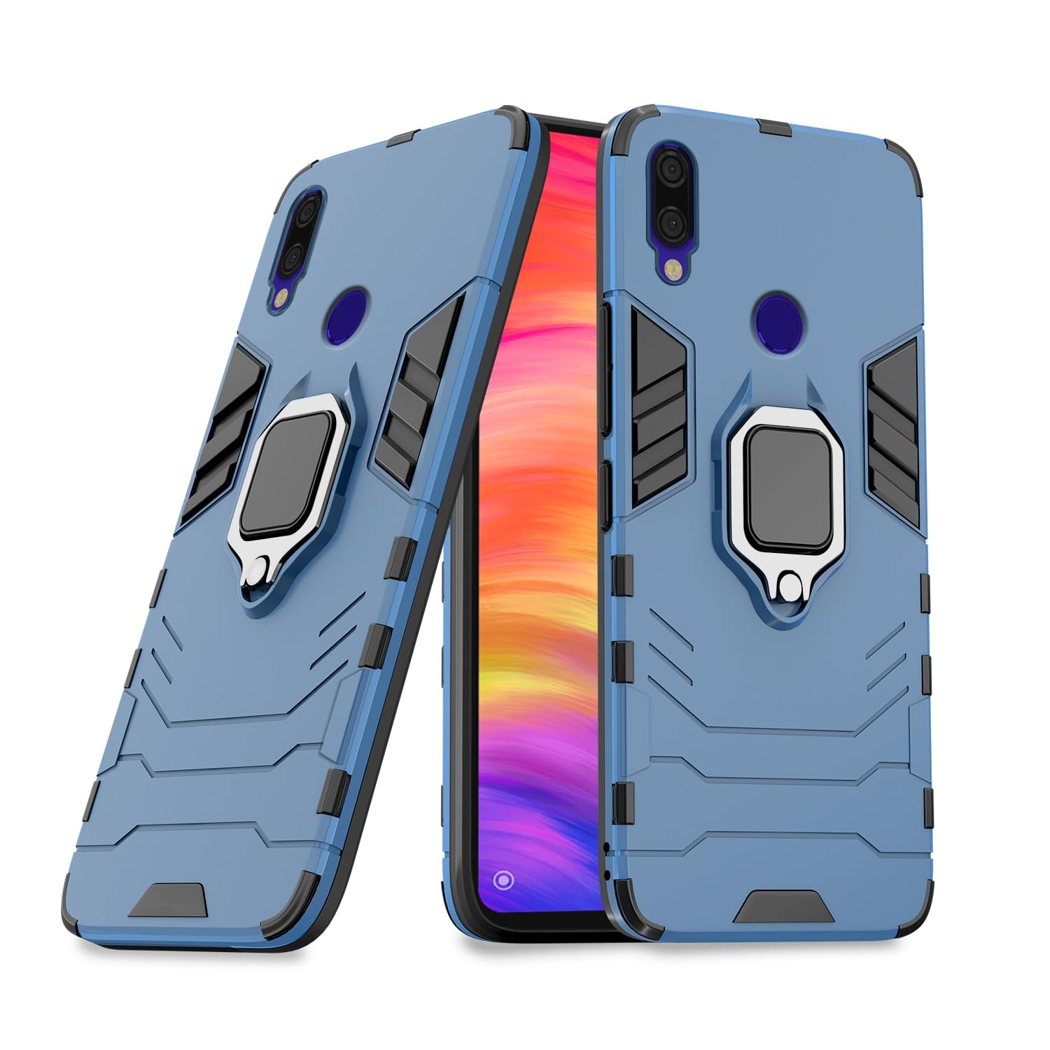 Redmi Note 7 / Note 7 Pro/Note 7s D5 Tough Armor Back Cover - Blue